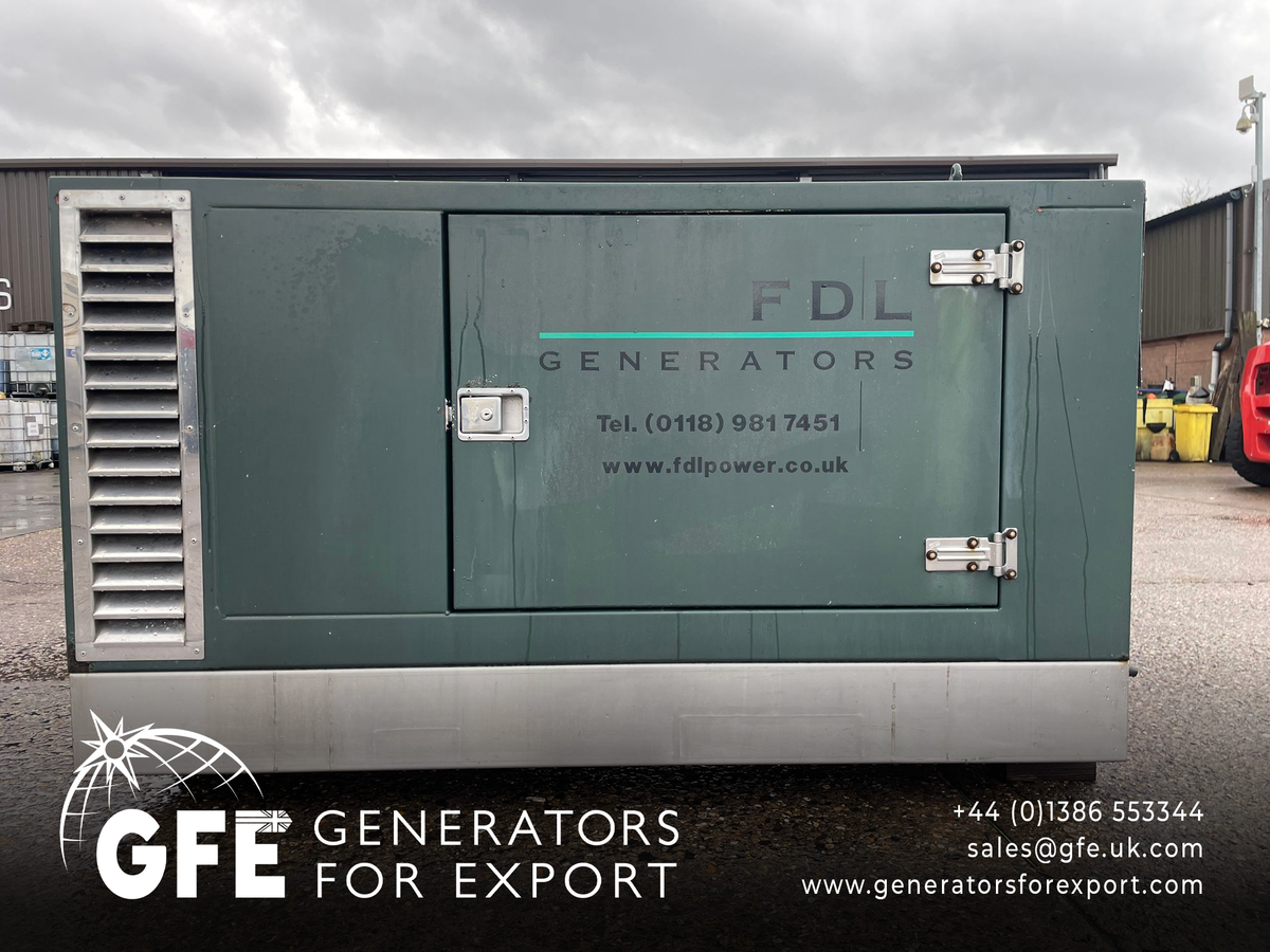 9kVA FDL Yanmar 3TNE68-SA Canopied Used Generator