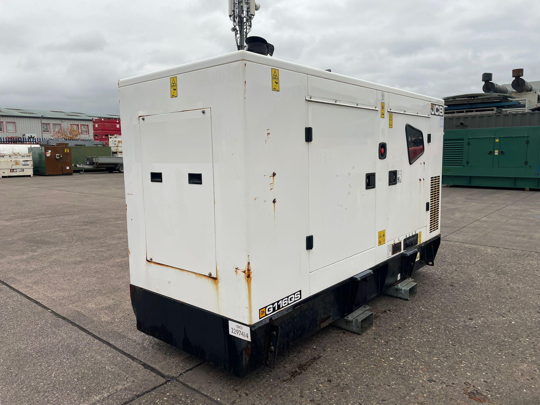 110kVA JCB used generator