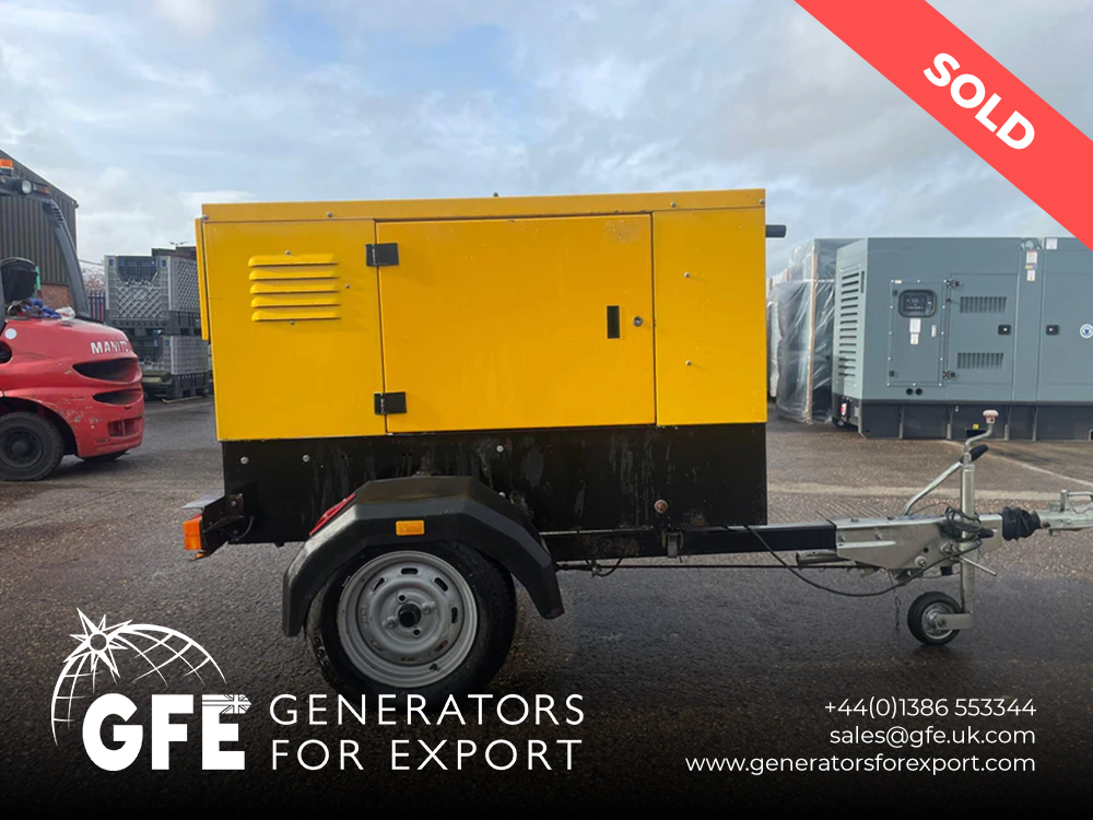 15.5kVA  Kubota used generator