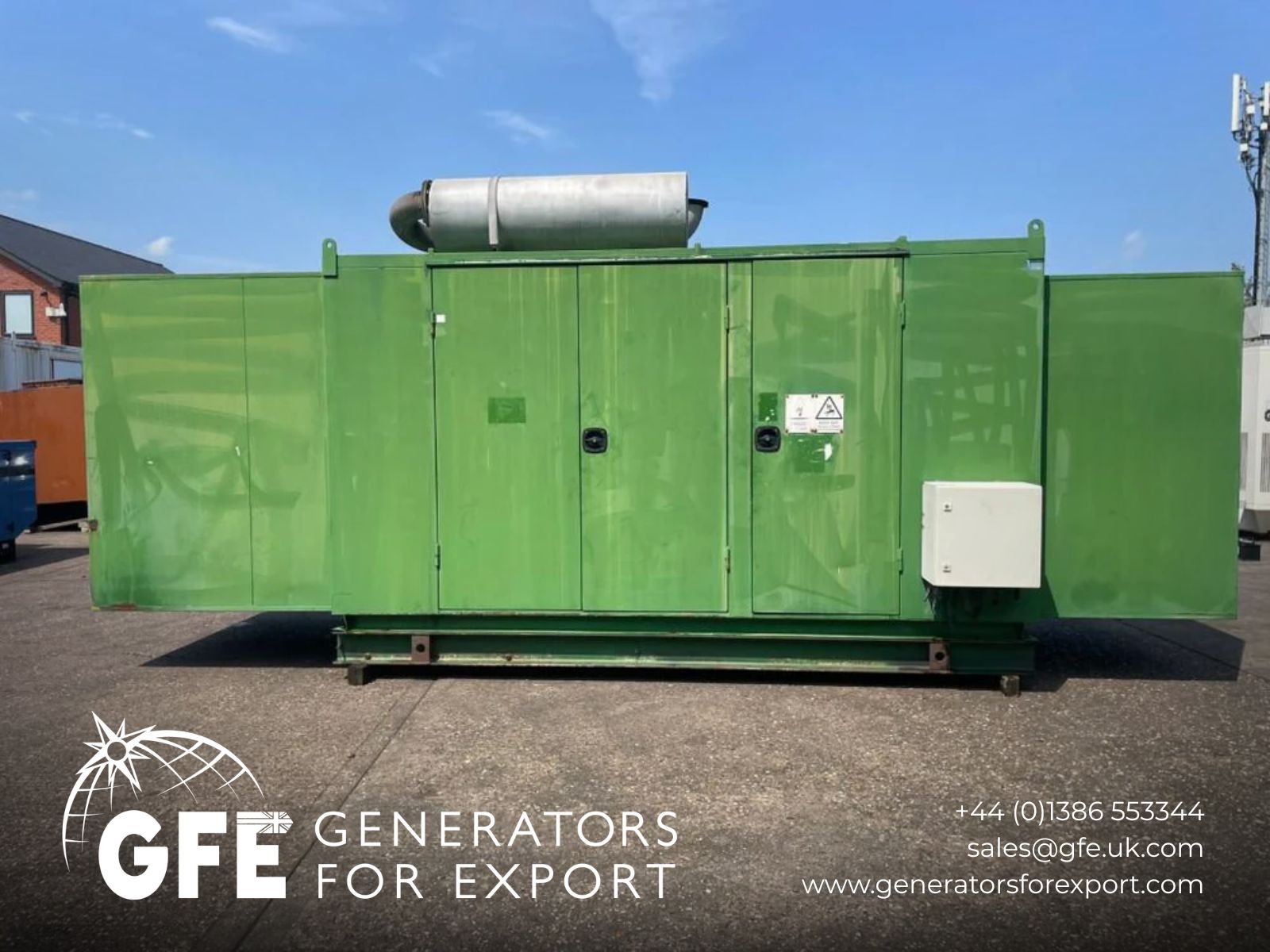 330kVA Diesel Power Systems Volvo TWD1210G Canopied used generator