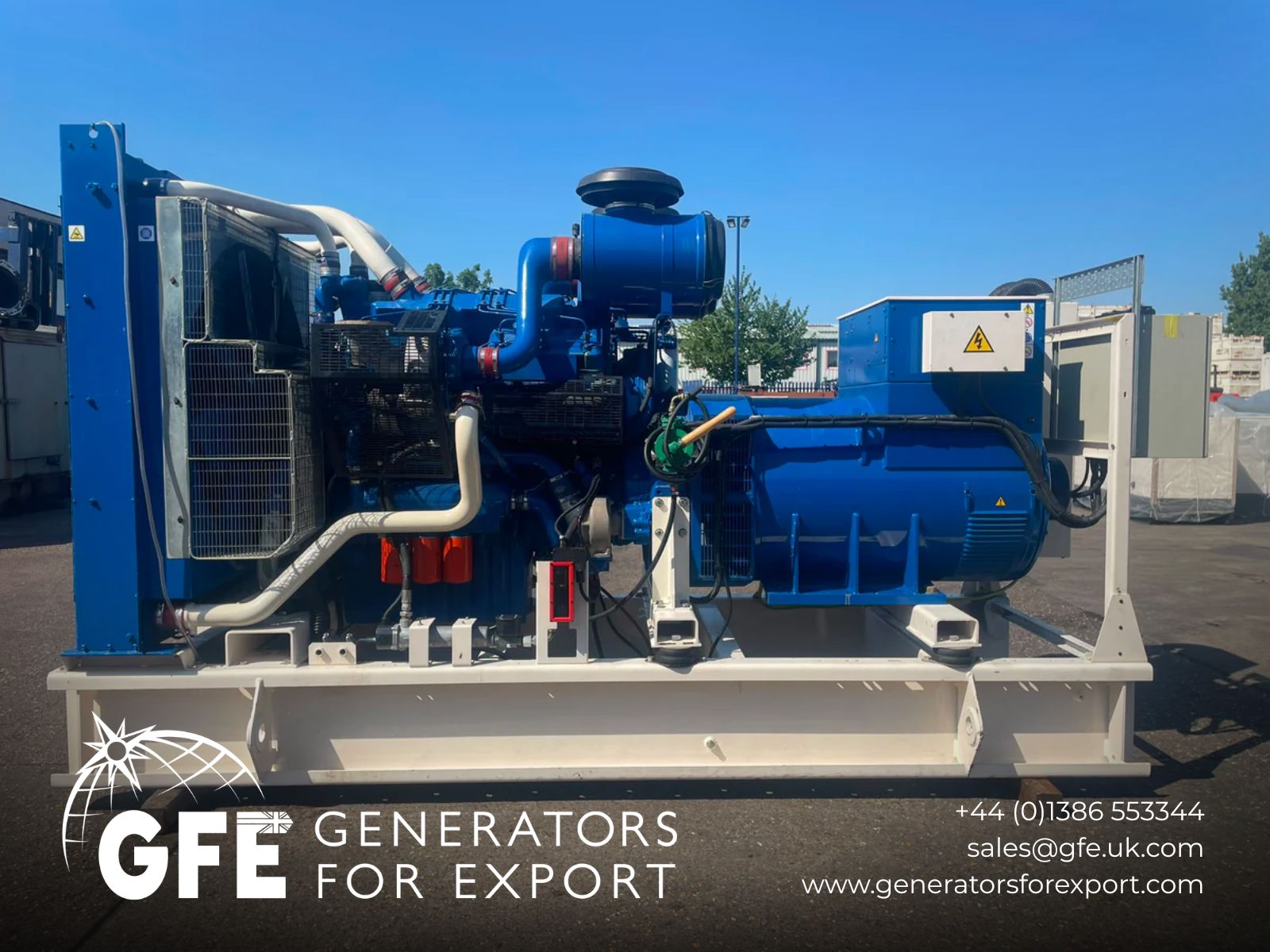 880kVA FG Wilson P800 Perkins 3012-TAG3A Open Used Generator
