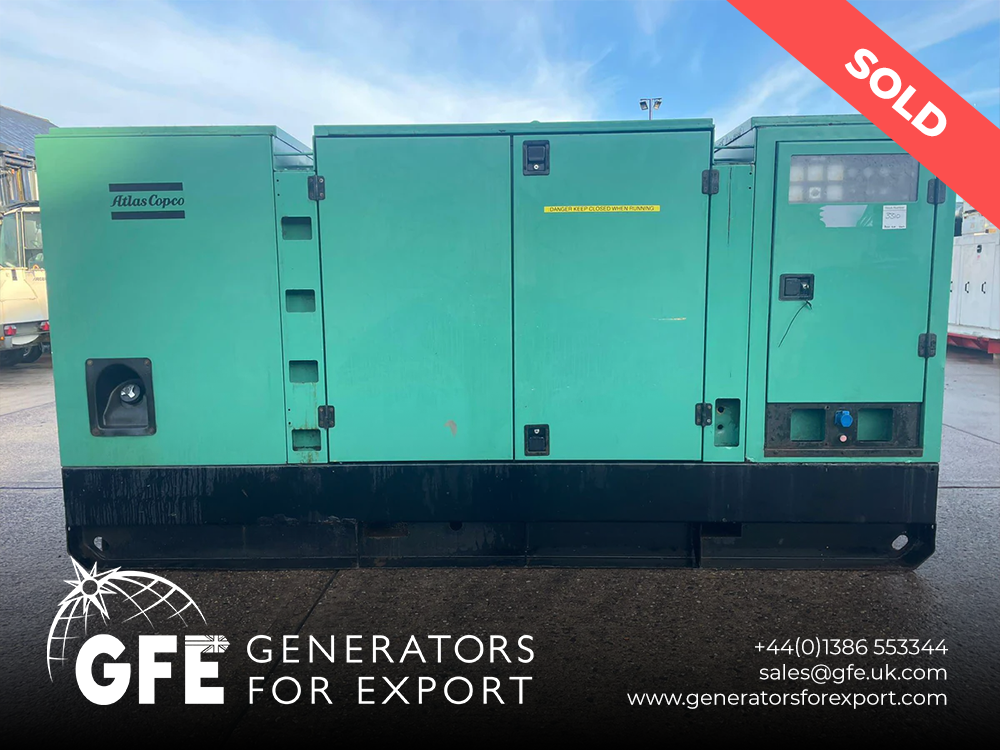 330kVA Atlas Copco  Detroit Diesel used generator