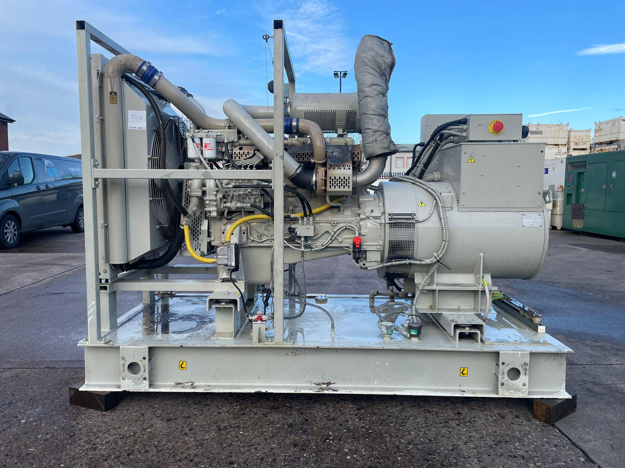 290kVA  Volvo used generator