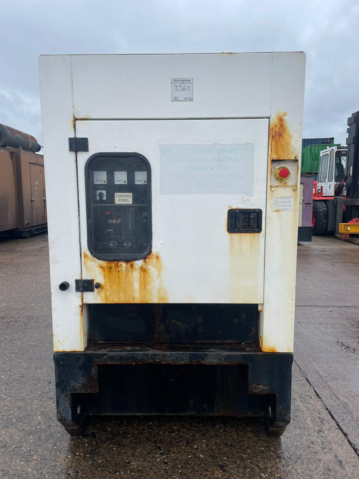 180kVA Ingersoll Rand John Deere used generator