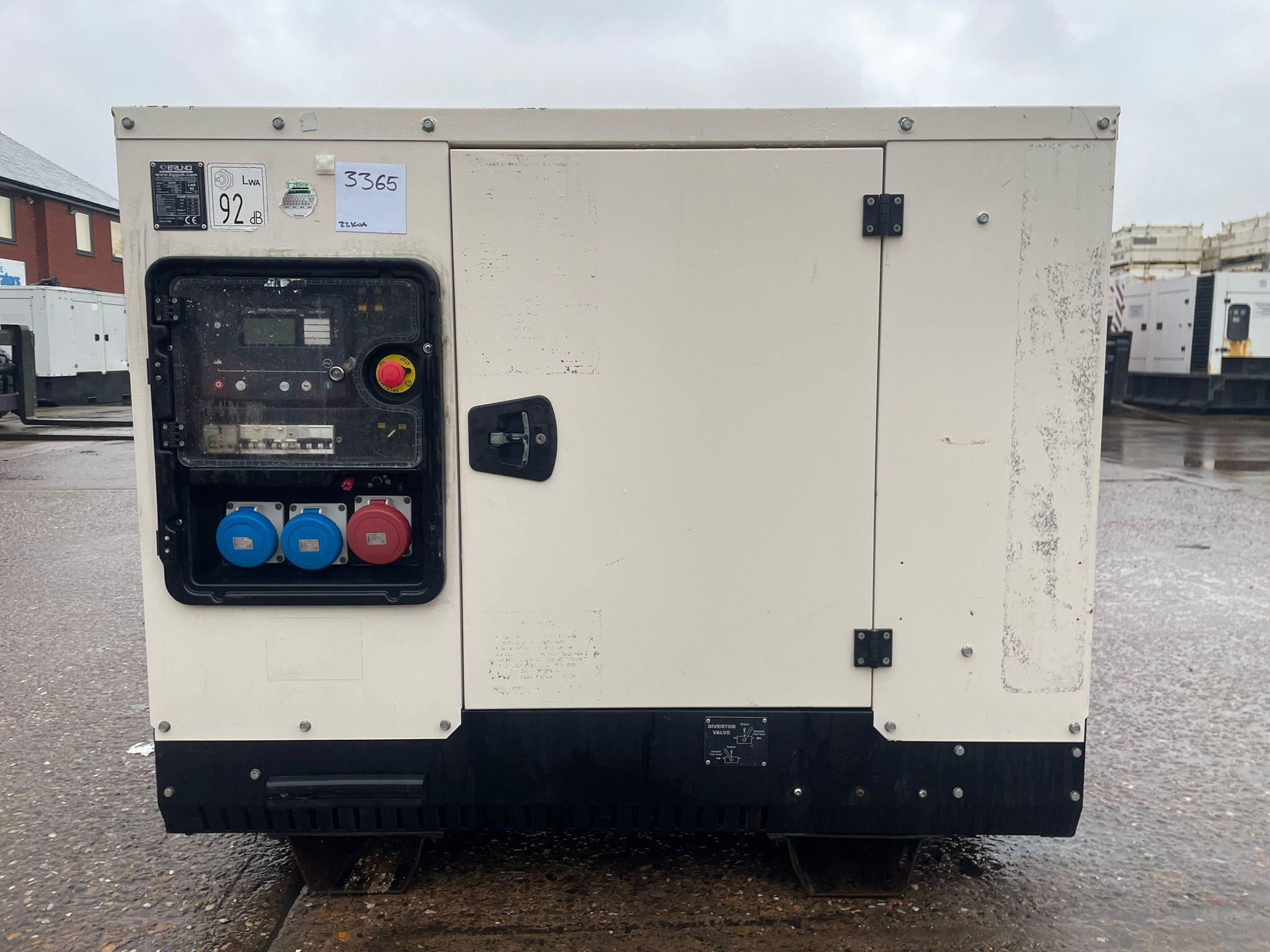 22kVA Bruno  Perkins used generator