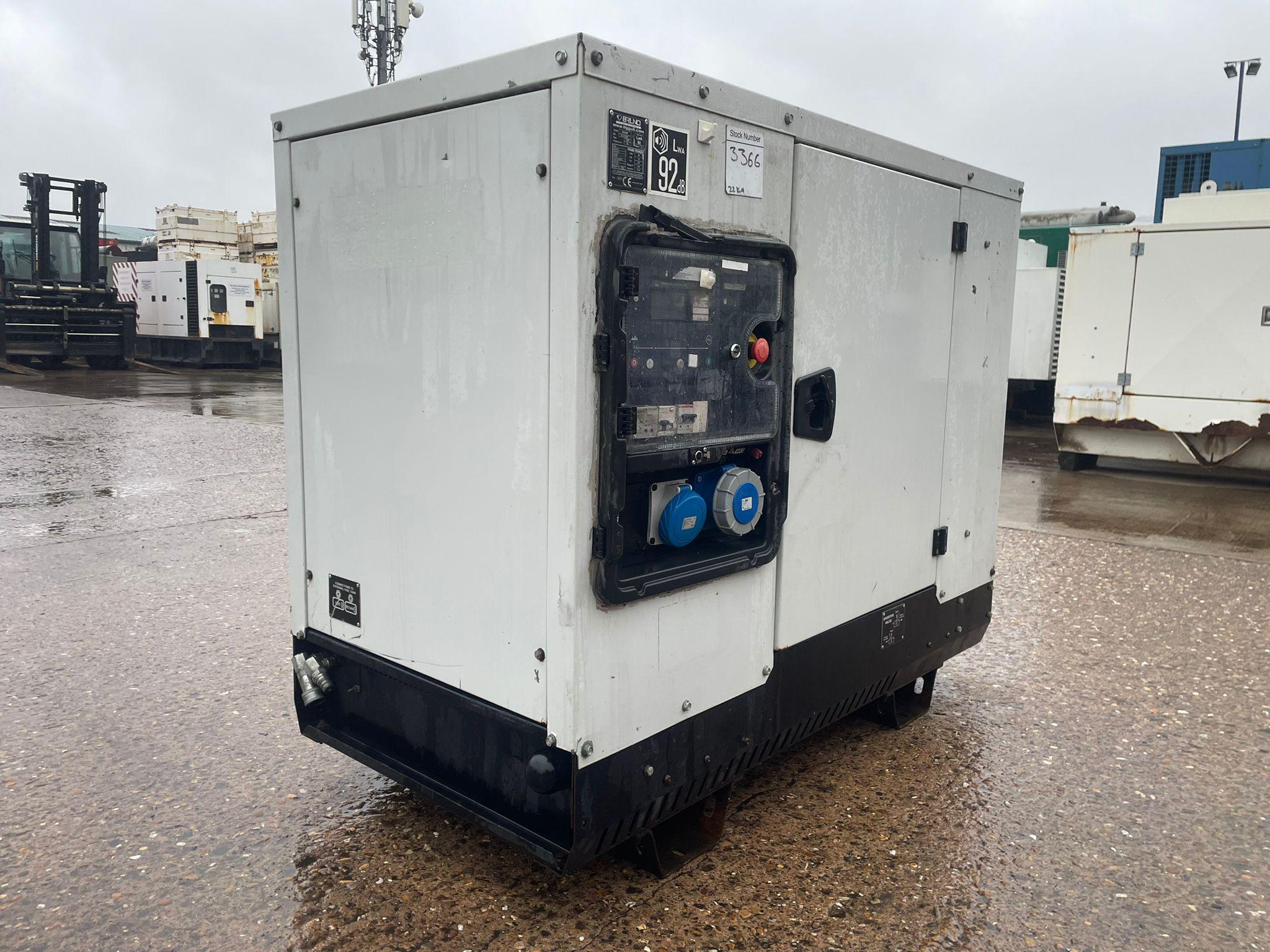22kVA Bruno  Perkins used generator