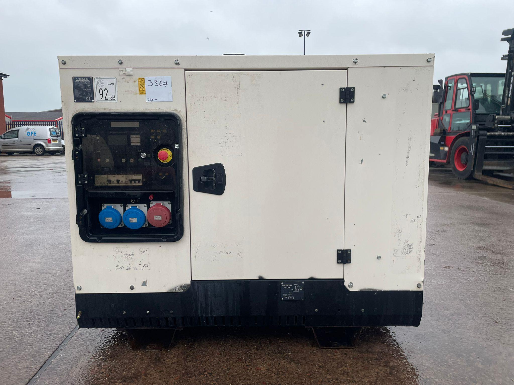22kVA Bruno  Perkins used generator