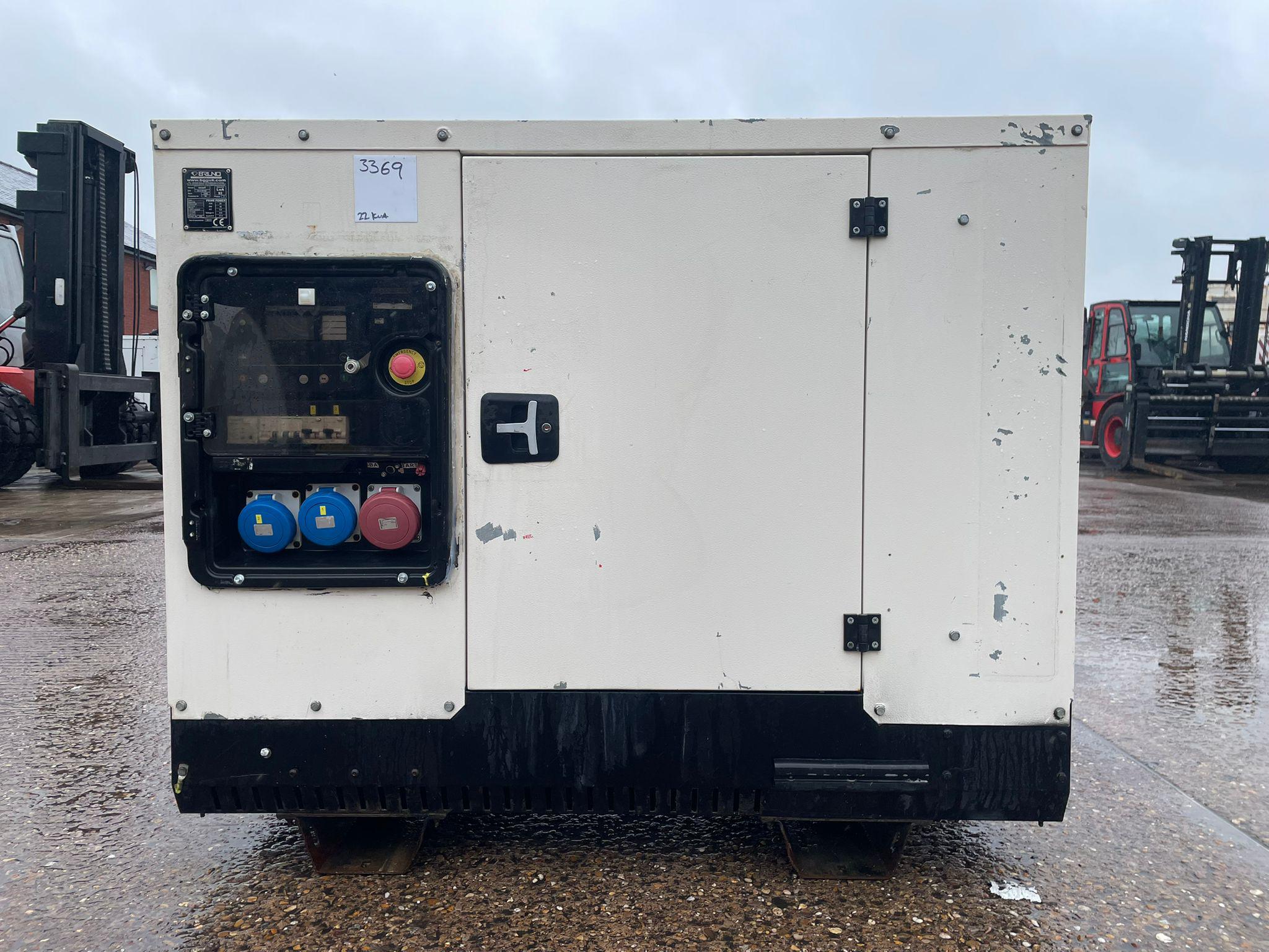 22kVA Bruno  Perkins used generator