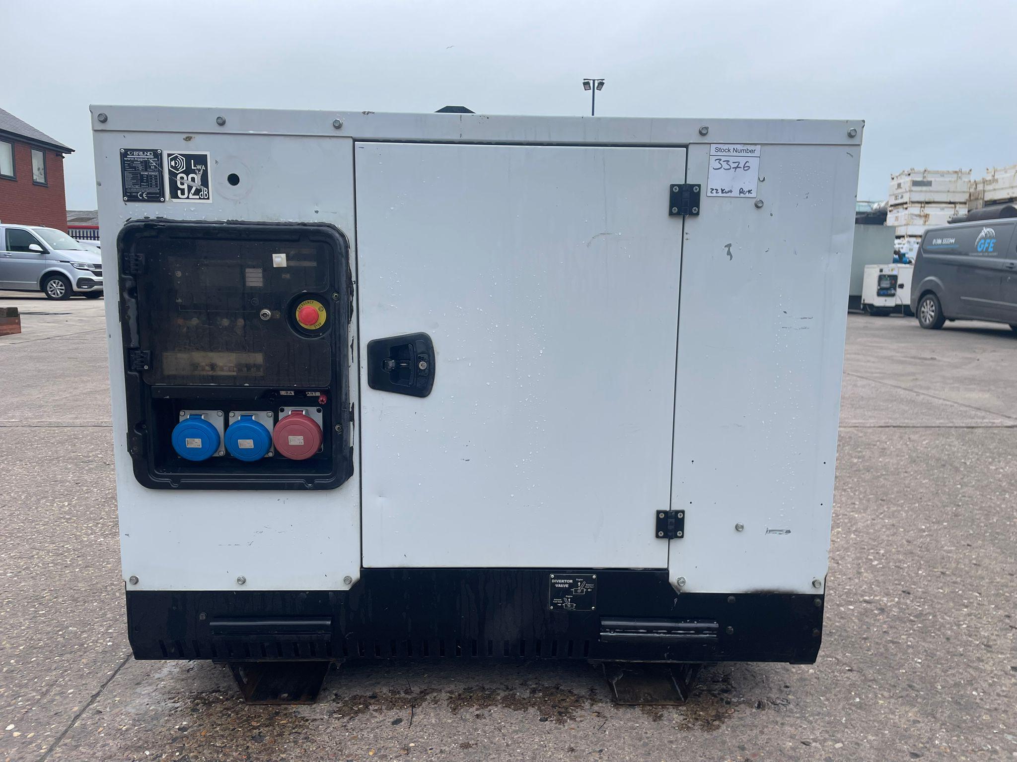 22kVA Bruno  Perkins used generator