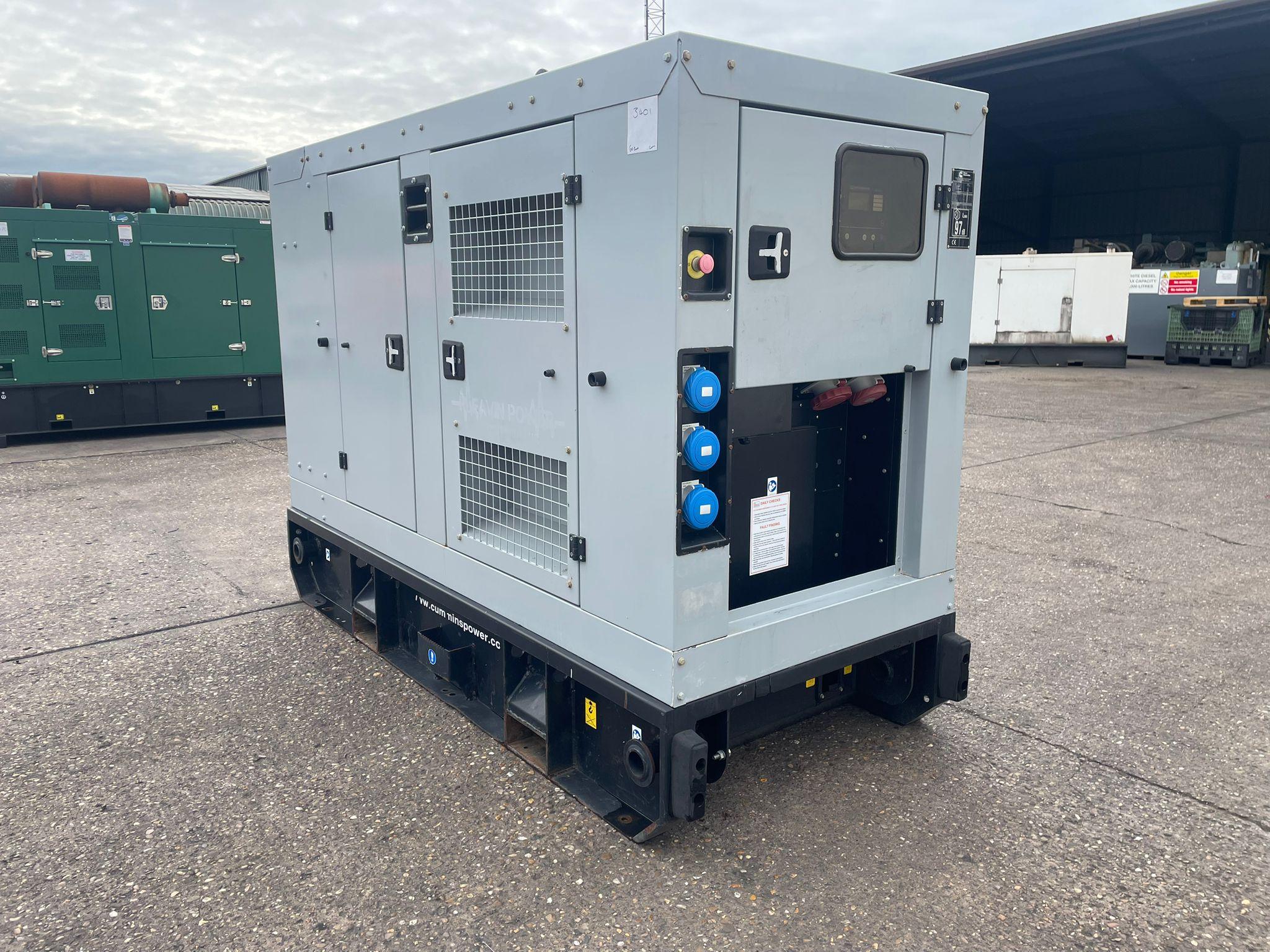 66kVA CPG C60D5R Cummins 4BTAA3.3G11 Canopied Used Generator