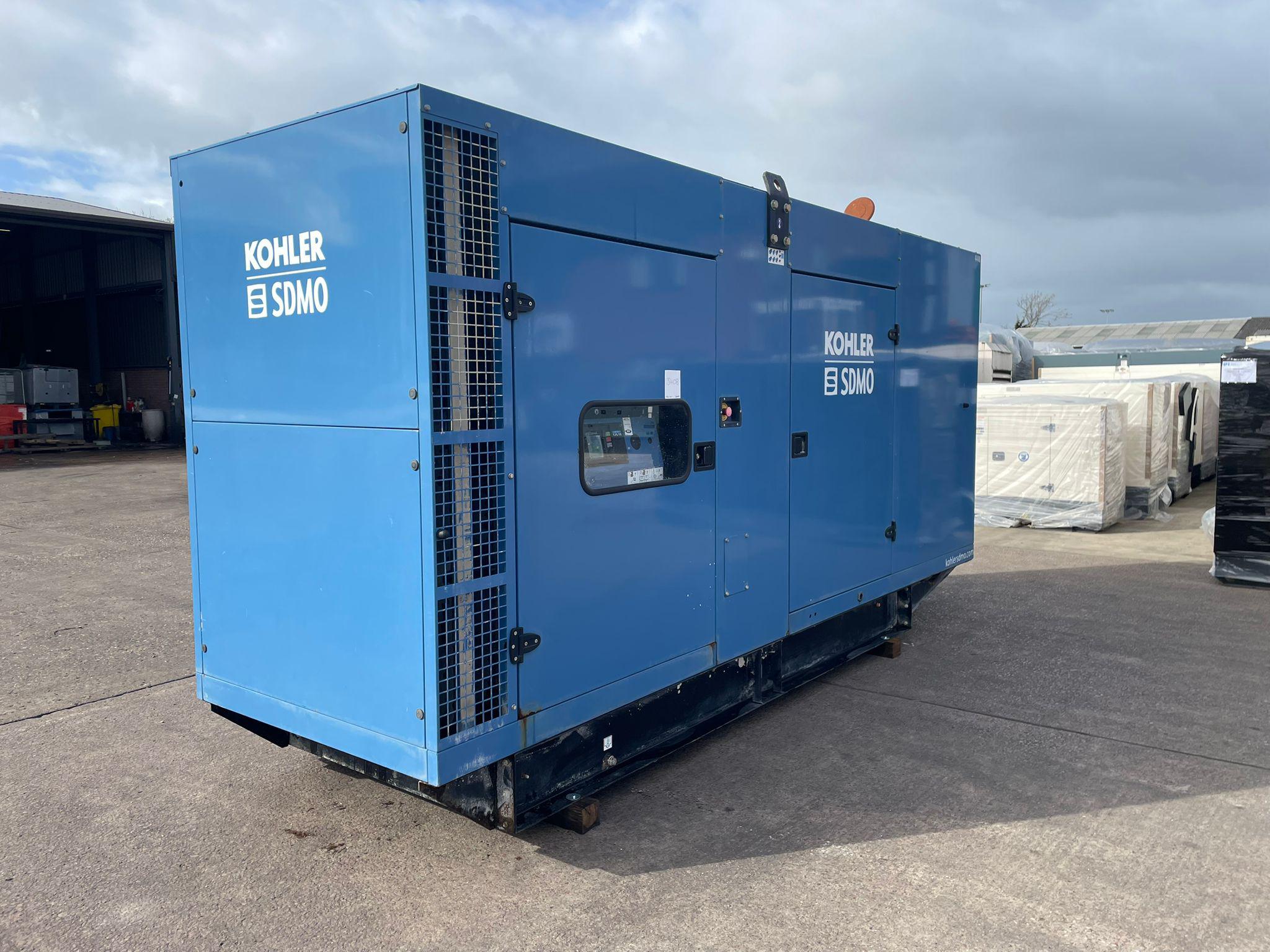 440kVA SDMO V400 Volvo TAD1344GE Canopied Used Generator