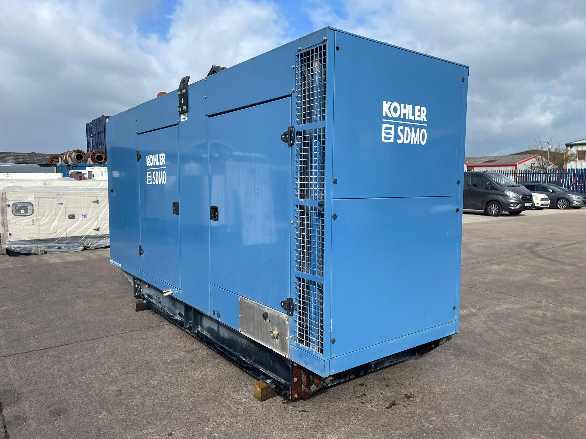 440kVA SDMO V400 Volvo TAD1344GE Canopied Used Generator