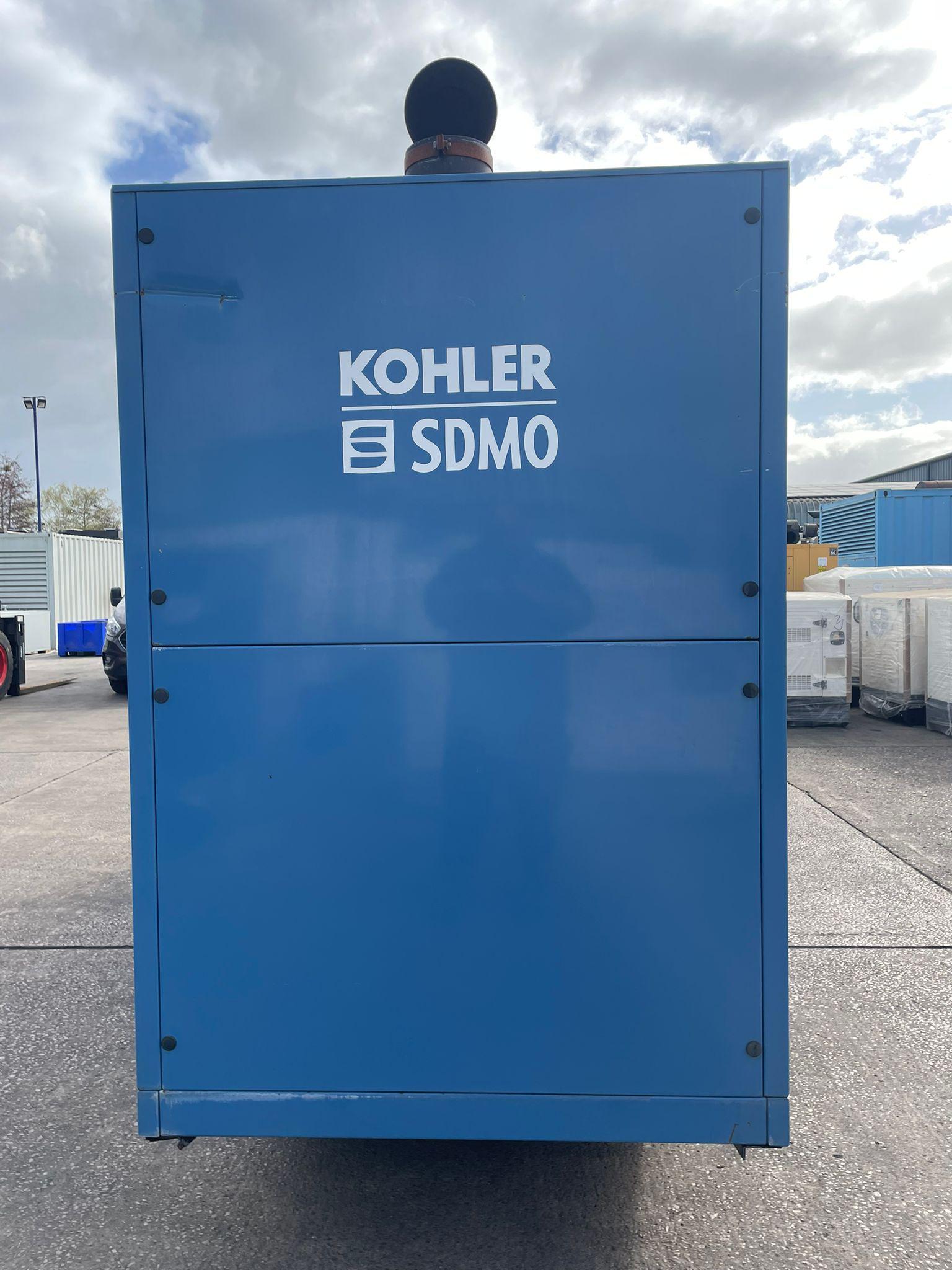 440kVA SDMO V400 Volvo TAD1344GE Canopied Used Generator