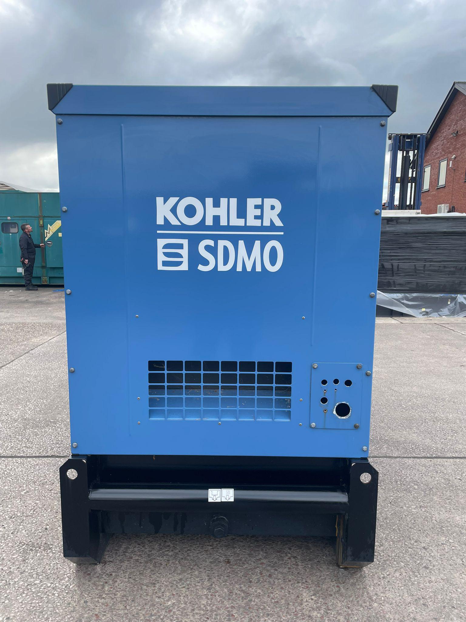110kVA SDMO J110 John Deere 4045HSG20 Canopied Used Generator