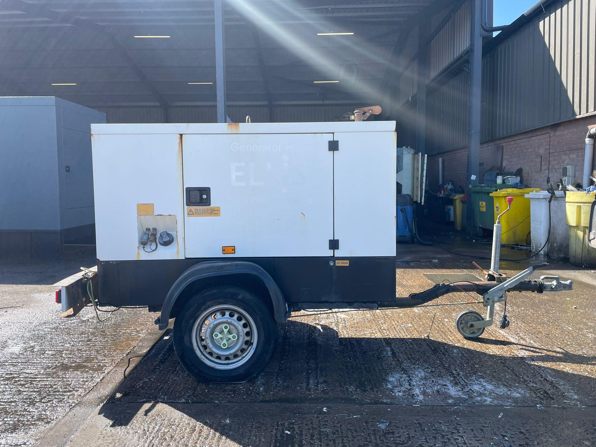 22kVA Stephill SSDK20 Kubota V2203 Trailerised Used Generator