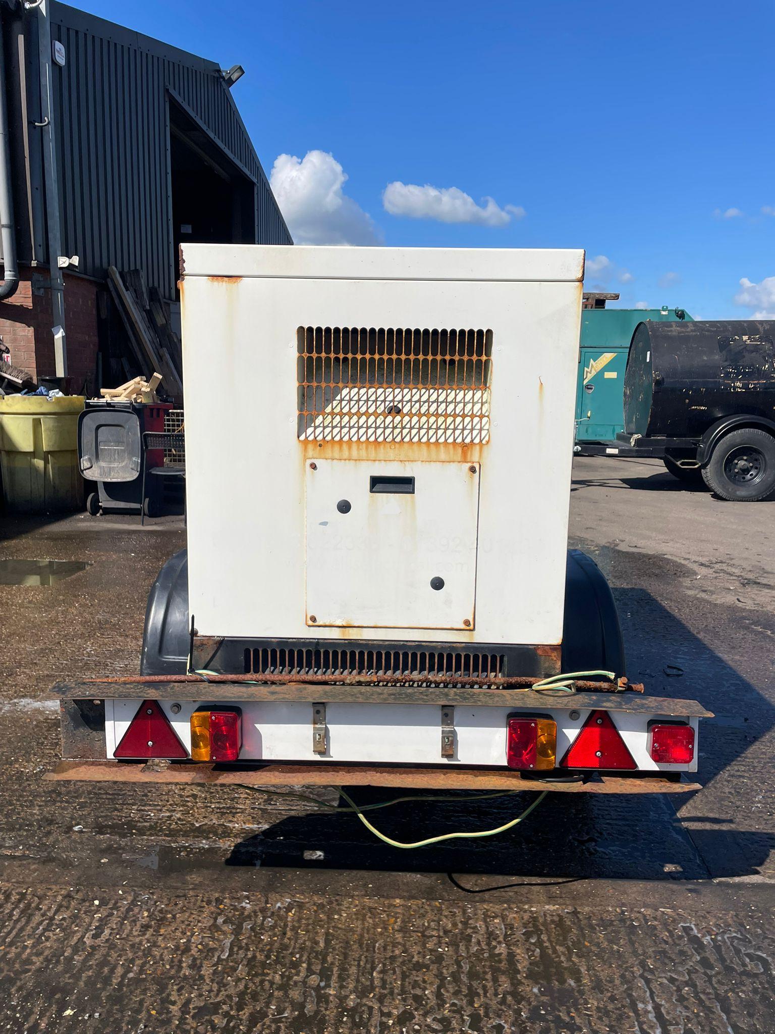 22kVA Stephill SSDK20 Kubota V2203 Trailerised Used Generator