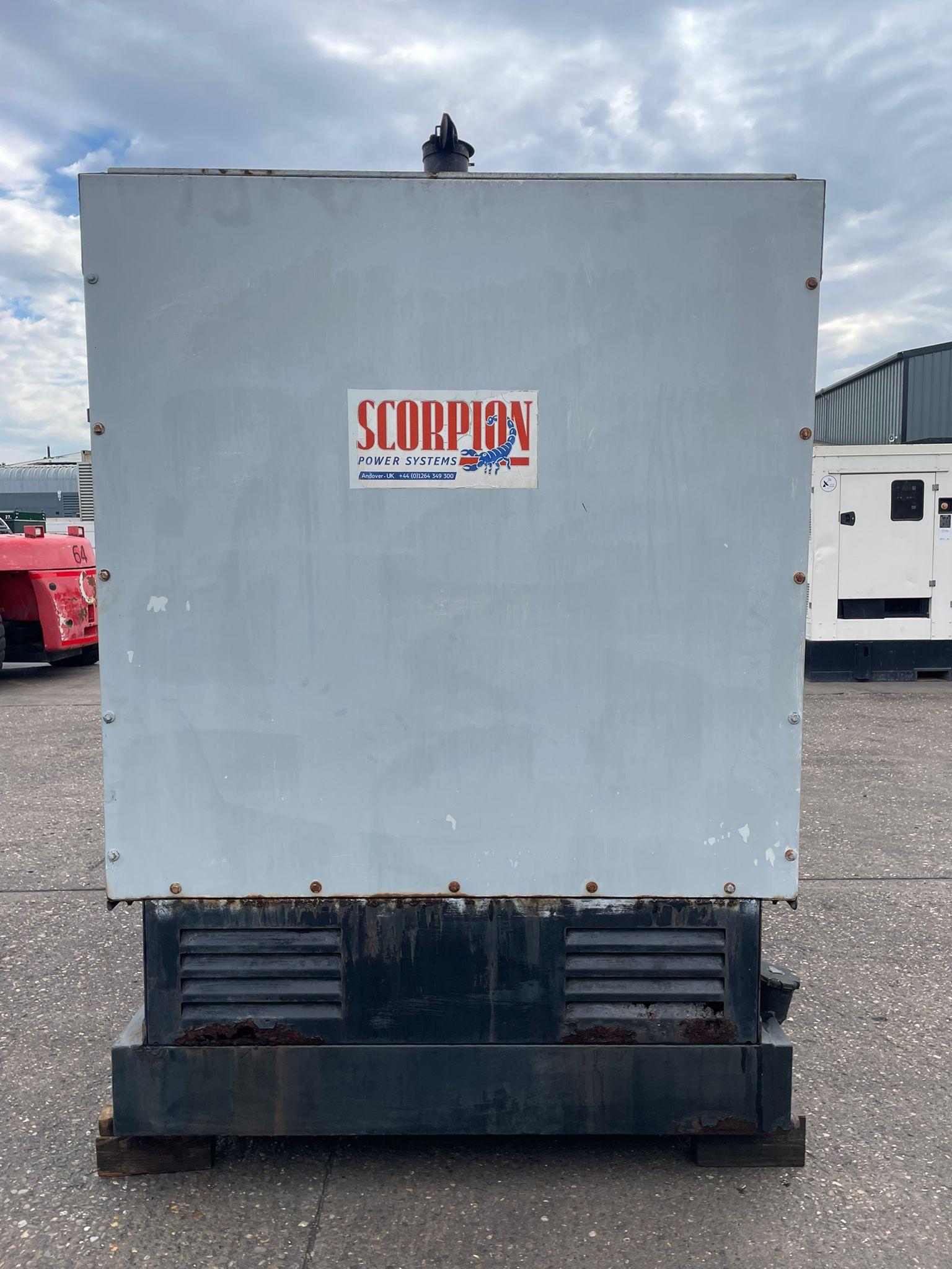 275kVA Scorpion DV275 Volvo Penta TAD740GE Canopied Used Generator