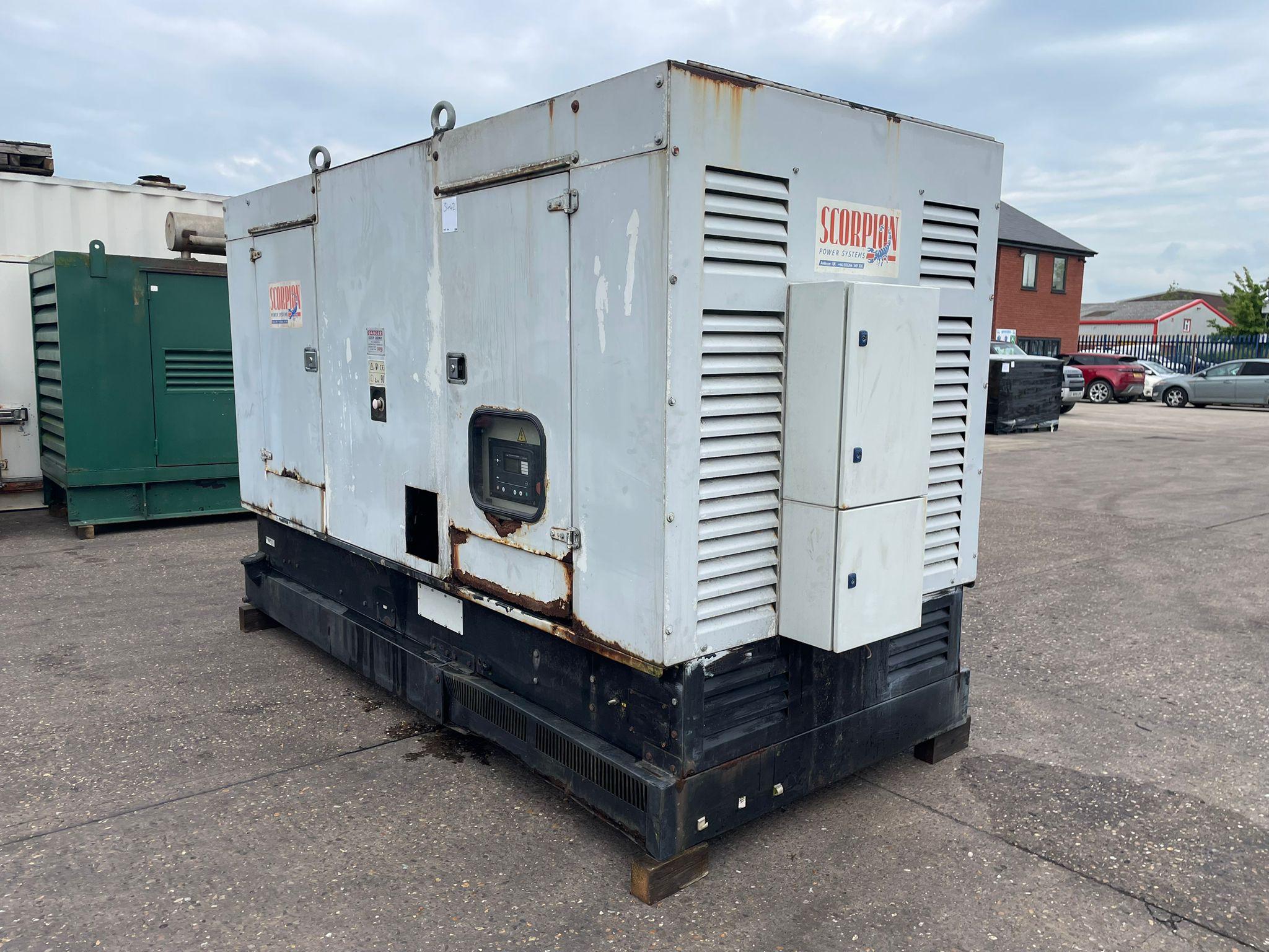275kVA Scorpion DV275 Volvo Penta TAD740GE Canopied Used Generator