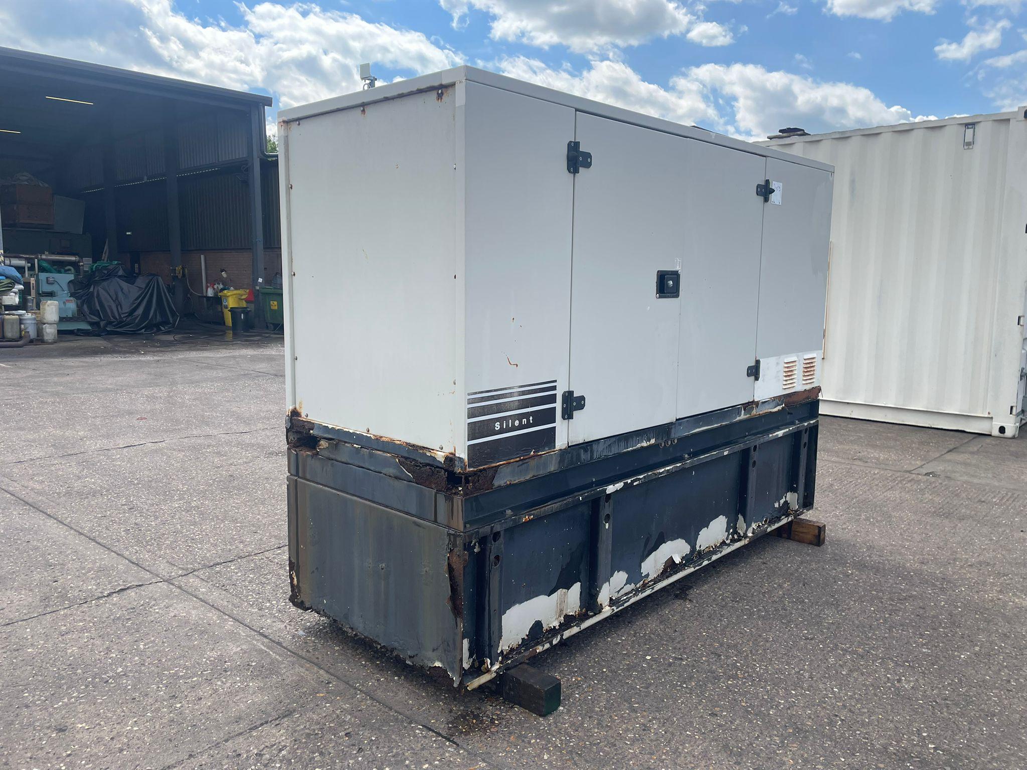 110kVA SDMO JS100 John Deere 4045HF157 Canopied Used Generator