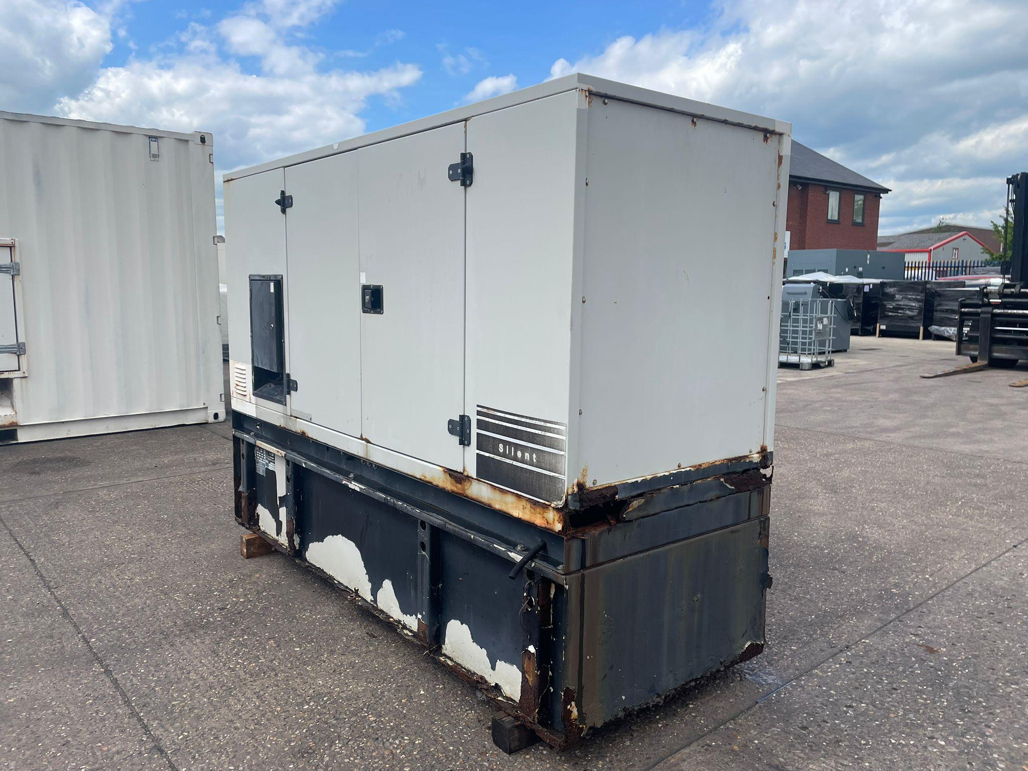 110kVA SDMO JS100 John Deere 4045HF157 Canopied Used Generator