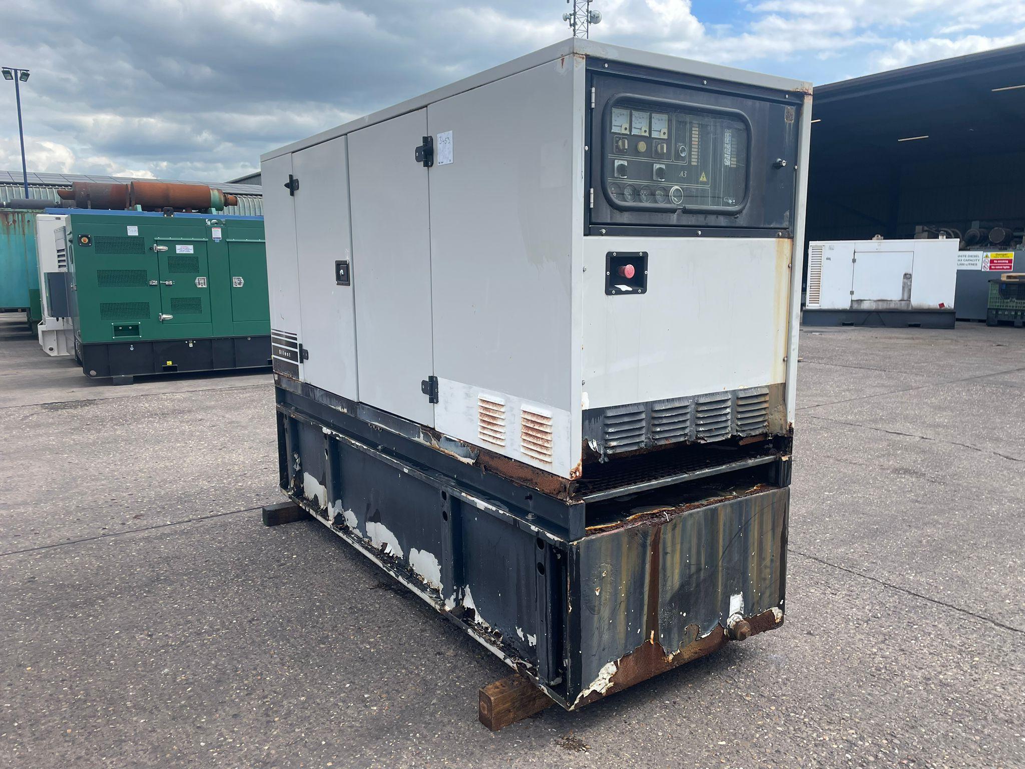 110kVA SDMO JS100 John Deere 4045HF157 Canopied Used Generator