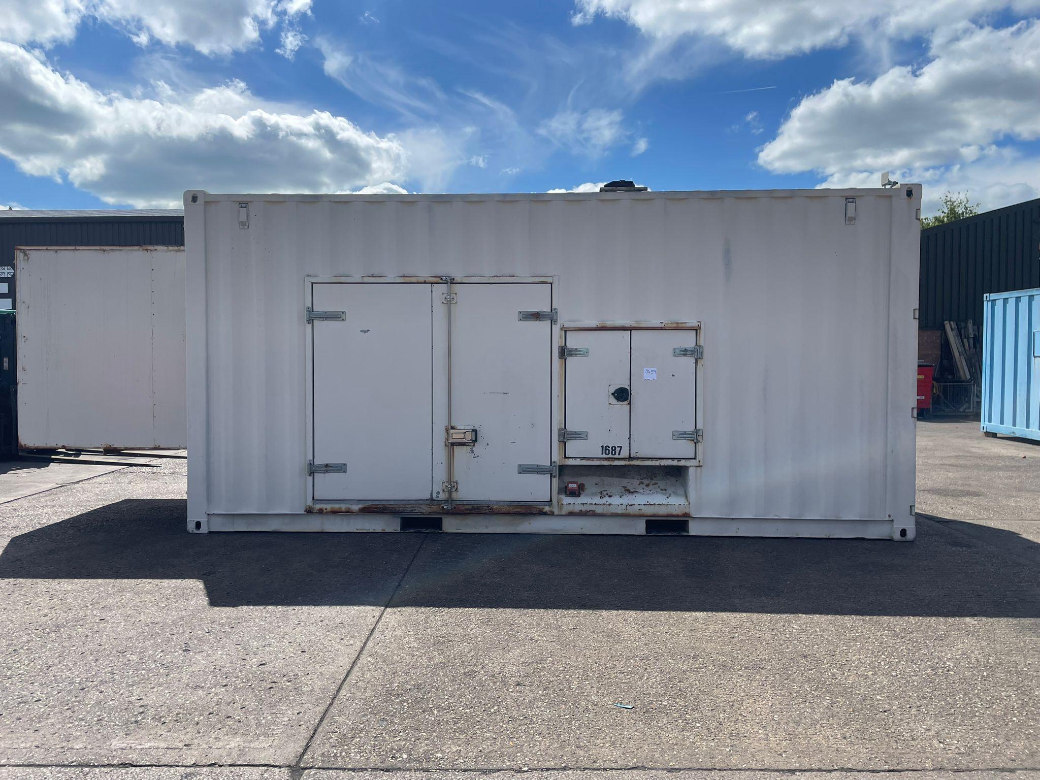 1100kVA Dawson Keith Cummins KTA38G3 Containerised Used Generator