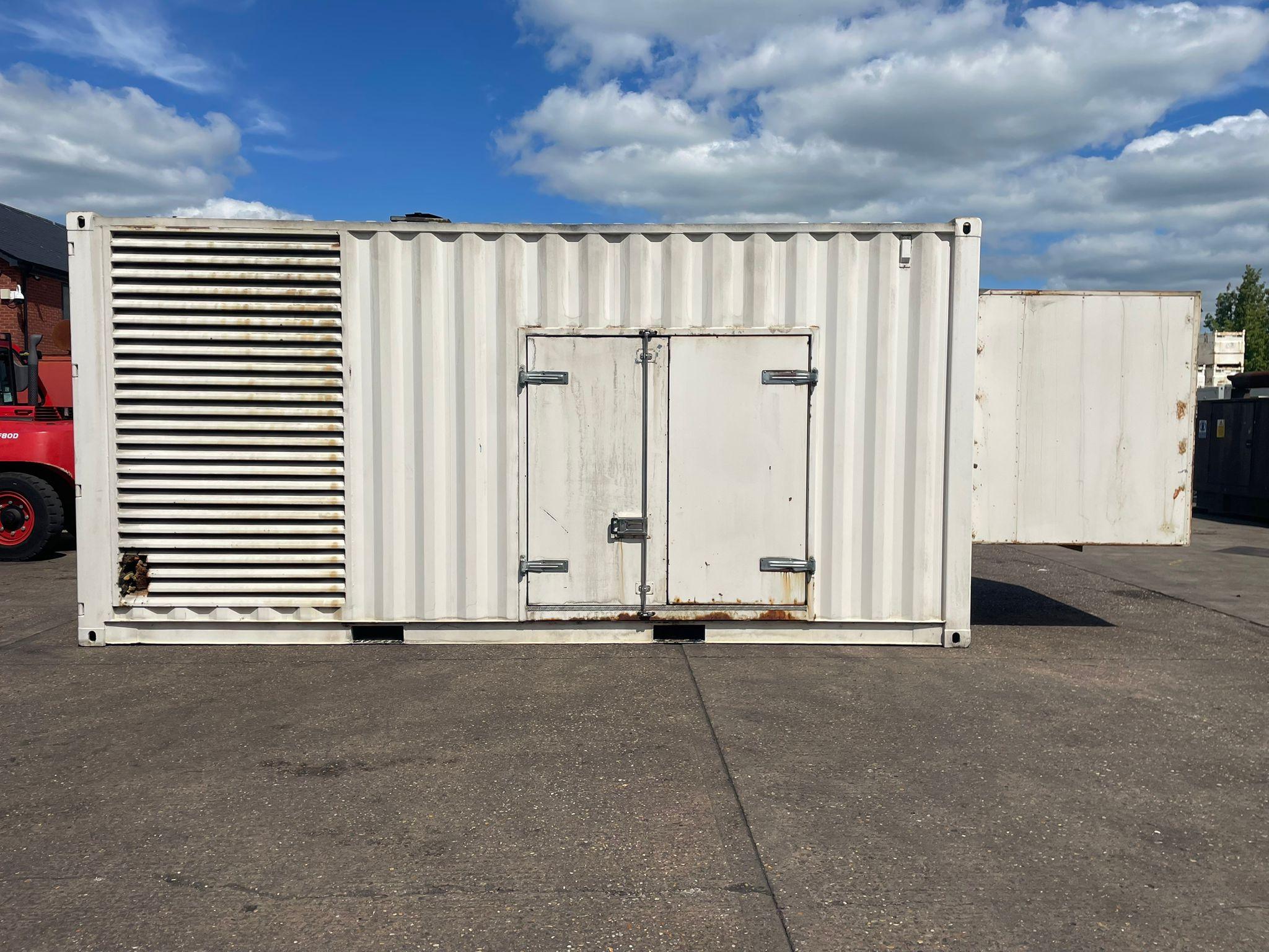1100kVA Dawson Keith Cummins KTA38G3 Containerised Used Generator