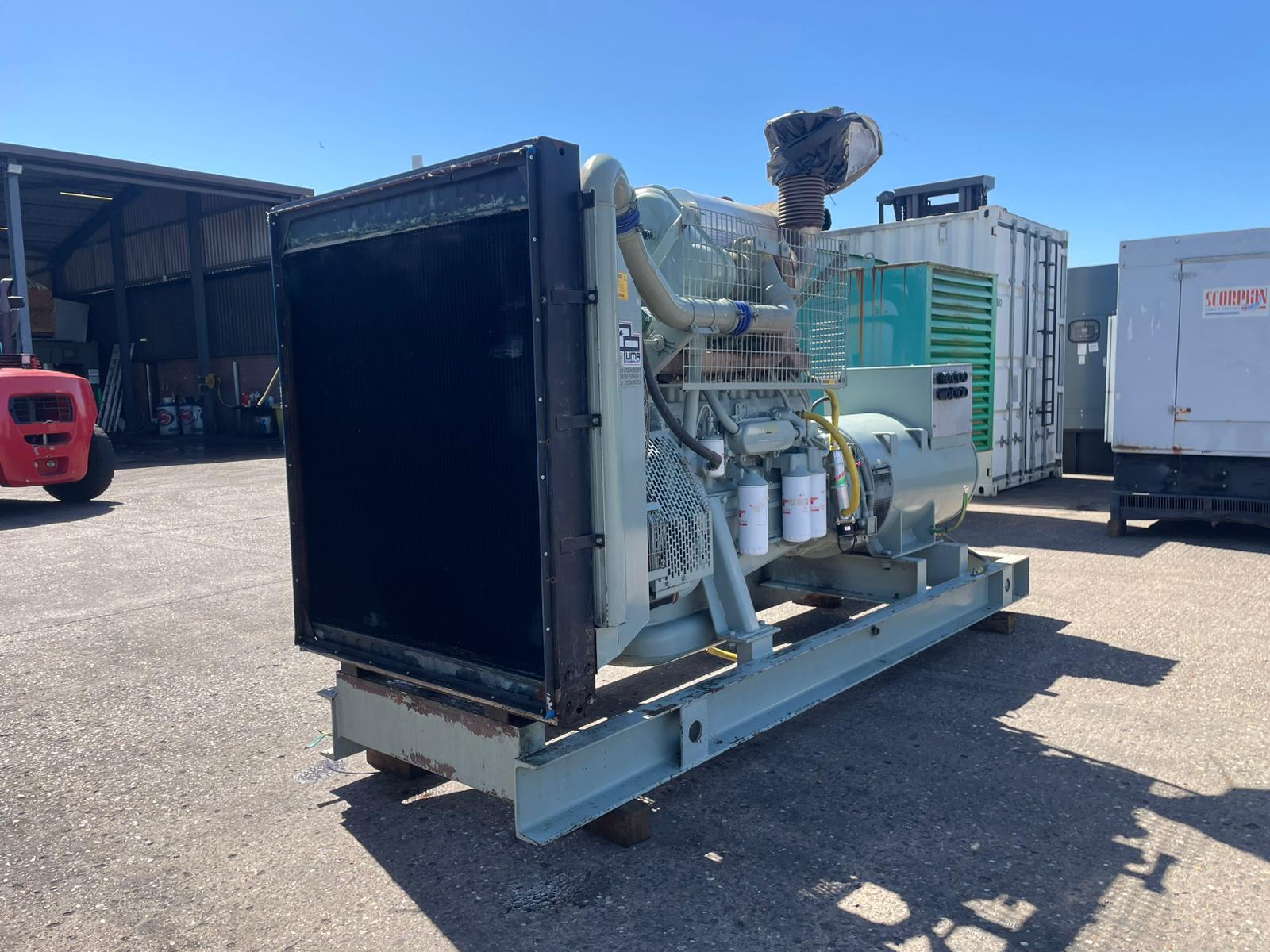 550kVA Puma Powerplant R500V Volvo TAD1631G Open Used Generator