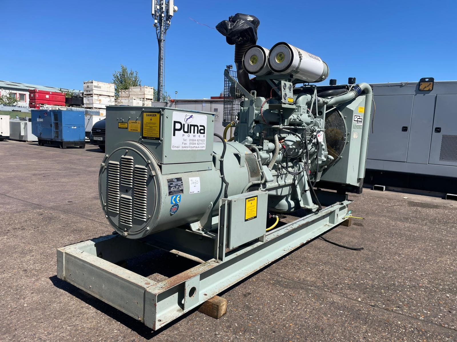 550kVA Puma Powerplant R500V Volvo TAD1631G Open Used Generator