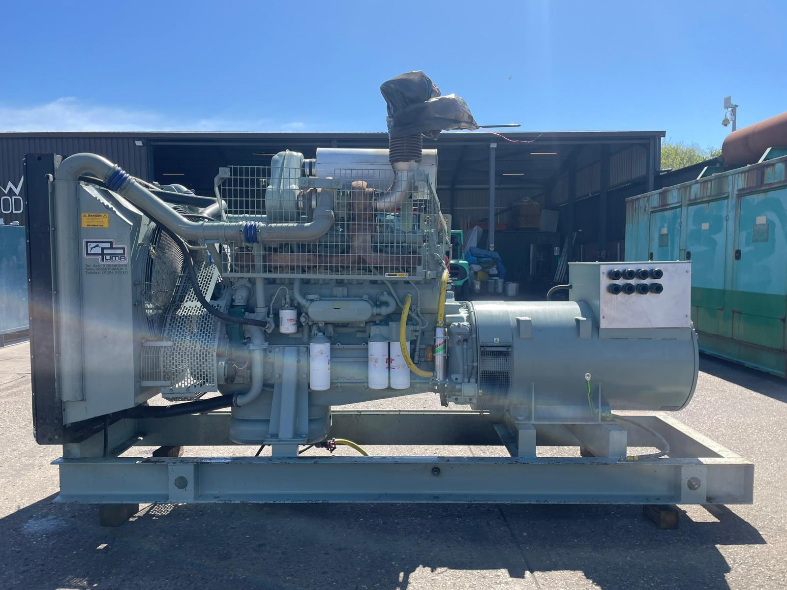 550kVA Puma Powerplant R500V Volvo TAD1631G Open Used Generator