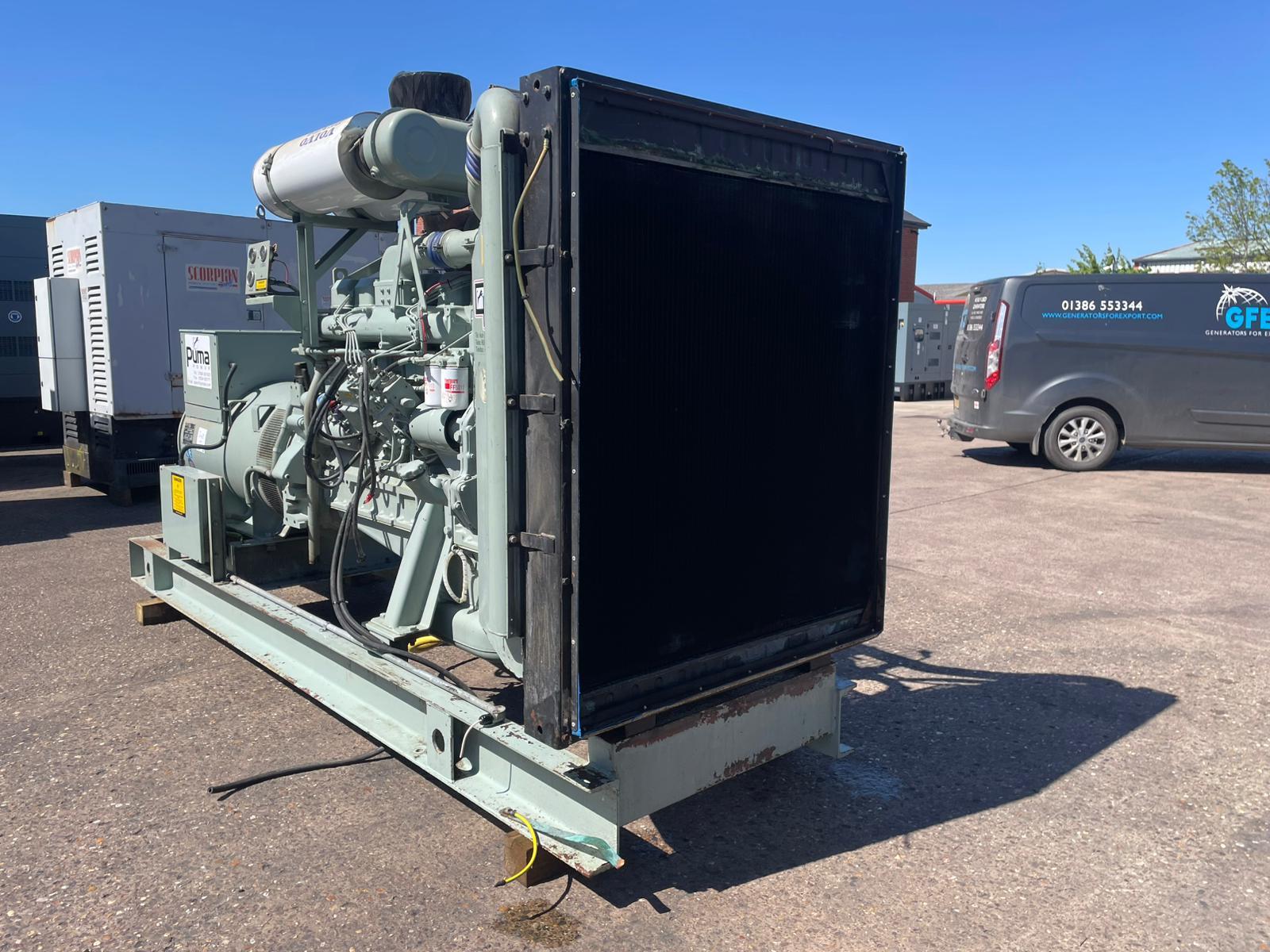 550kVA Puma Powerplant R500V Volvo TAD1631G Open Used Generator