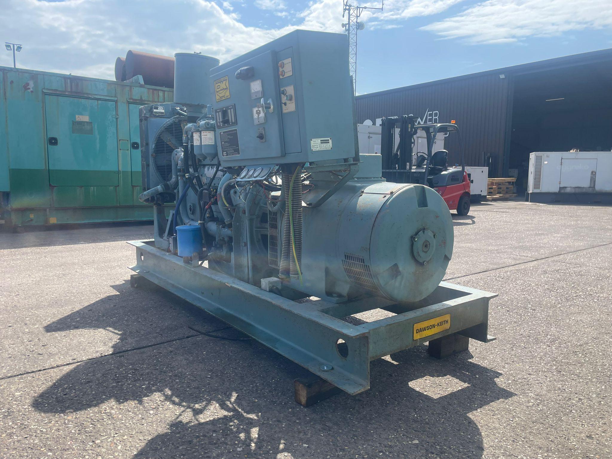 137.5kVA Dawson Keith Rolls Royce C6NFL Open Used Generator