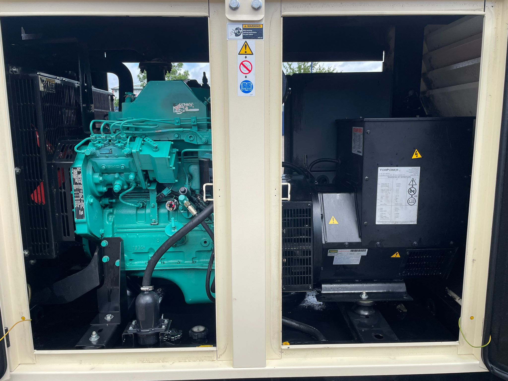 66kVA AKSA ASM4 Cummins 4BTA3.9-G2 Canopied Used Generator