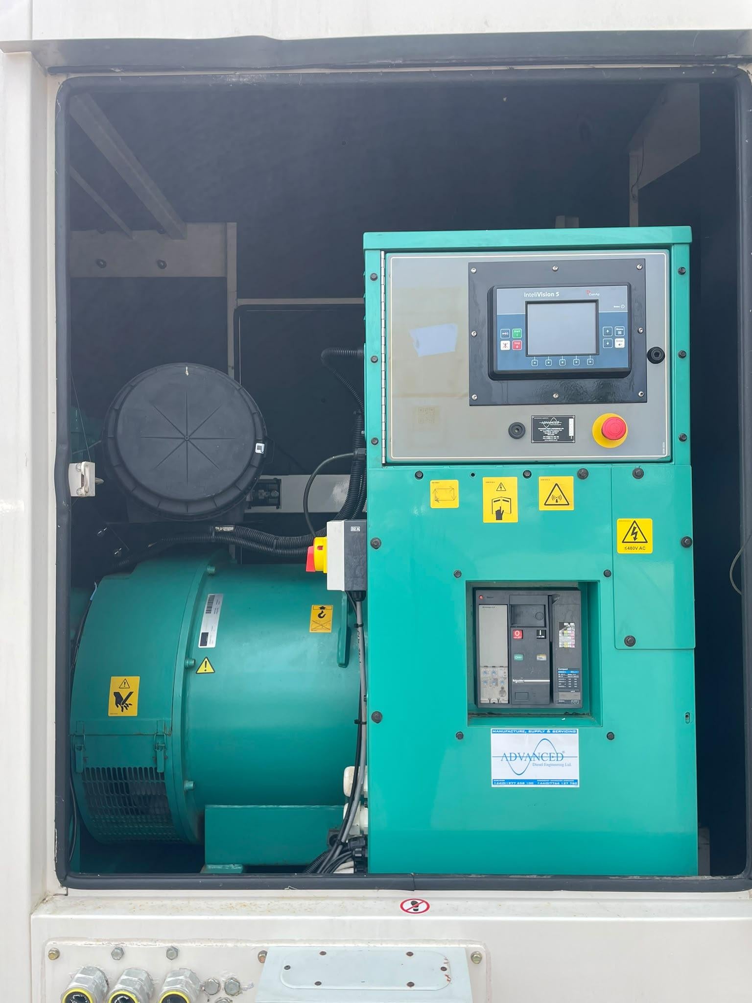 550kVA ADVANCED Cummins QSX15-G8 Canopied Used Generator