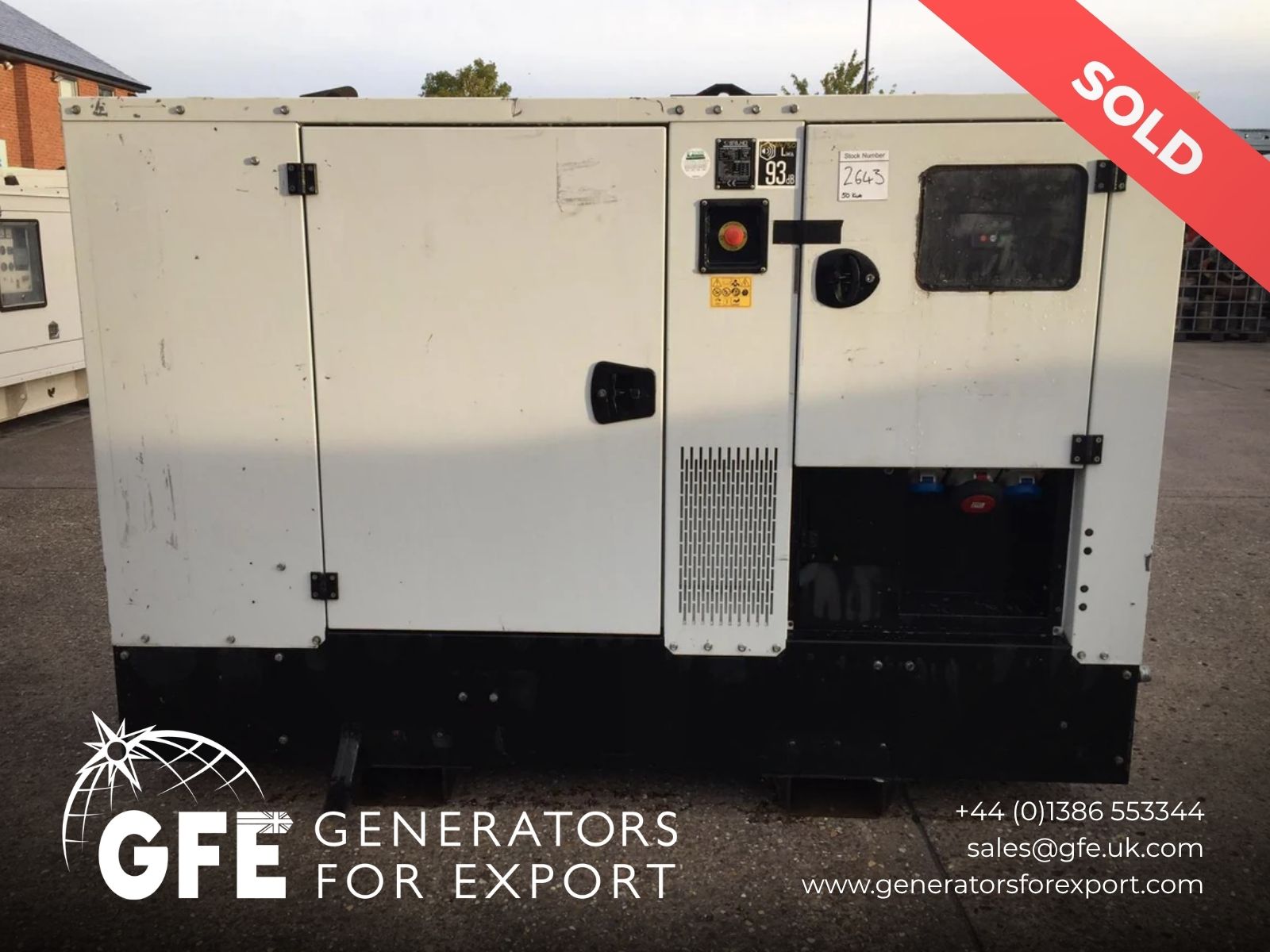 50kVA Bruno Iveco  used generator