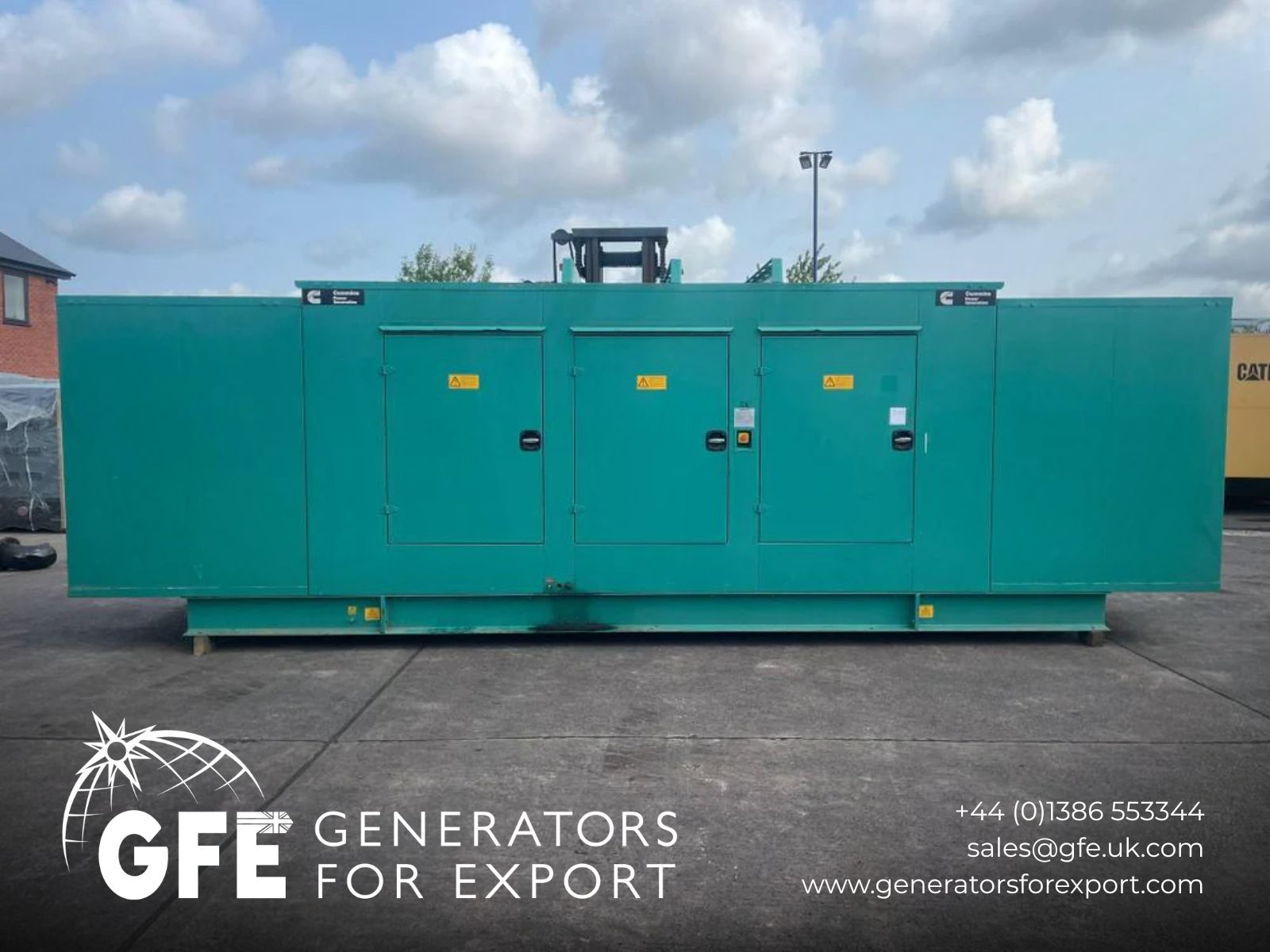 550kVA CPG AHCP 500-5 Cummins KTA19-G4 Canopied used generator