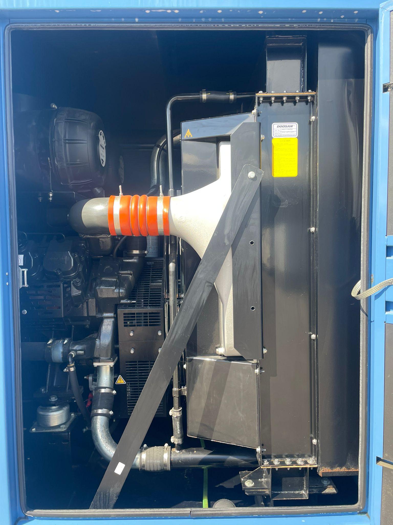 630kVA SDMO D630 Doosan DP180LA Canopied Used Generator