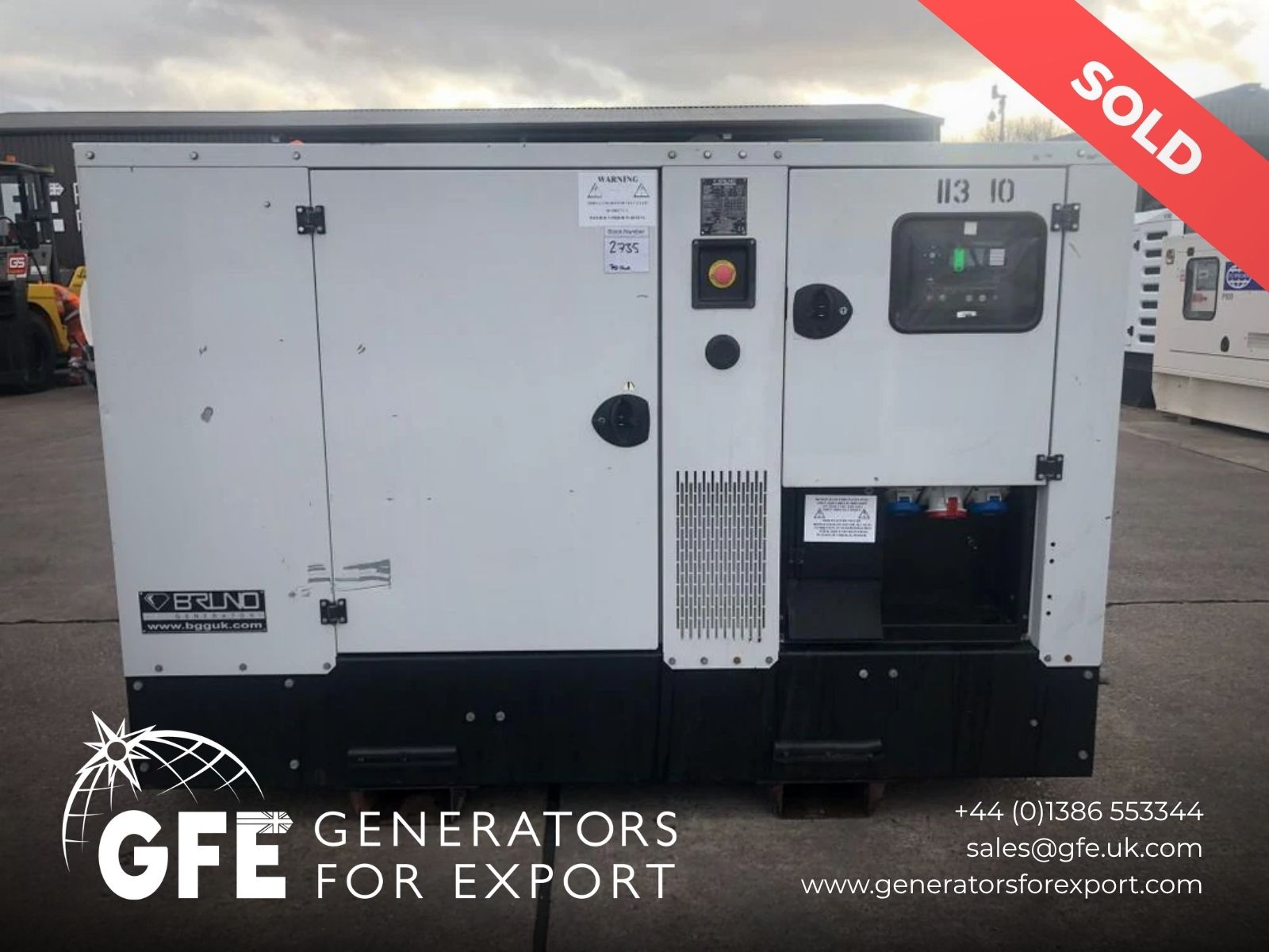 66kVA Bruno Iveco used generator