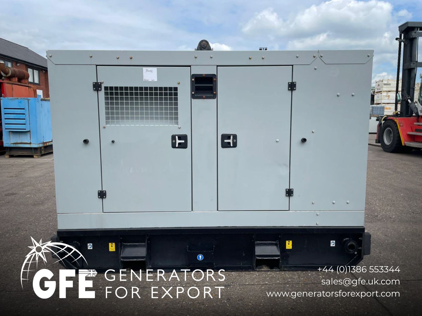 66kVA CPG C60D5R Cummins 4BTAA3.3-G11 Canopied Used Generator