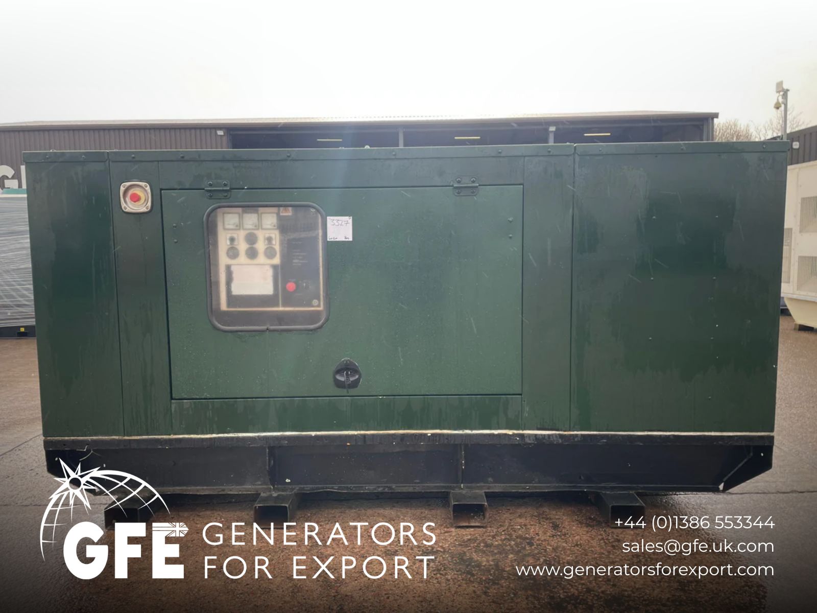 66kVA FG Wilson P60P1 Perkins 1004-4T Canopied Used Generator