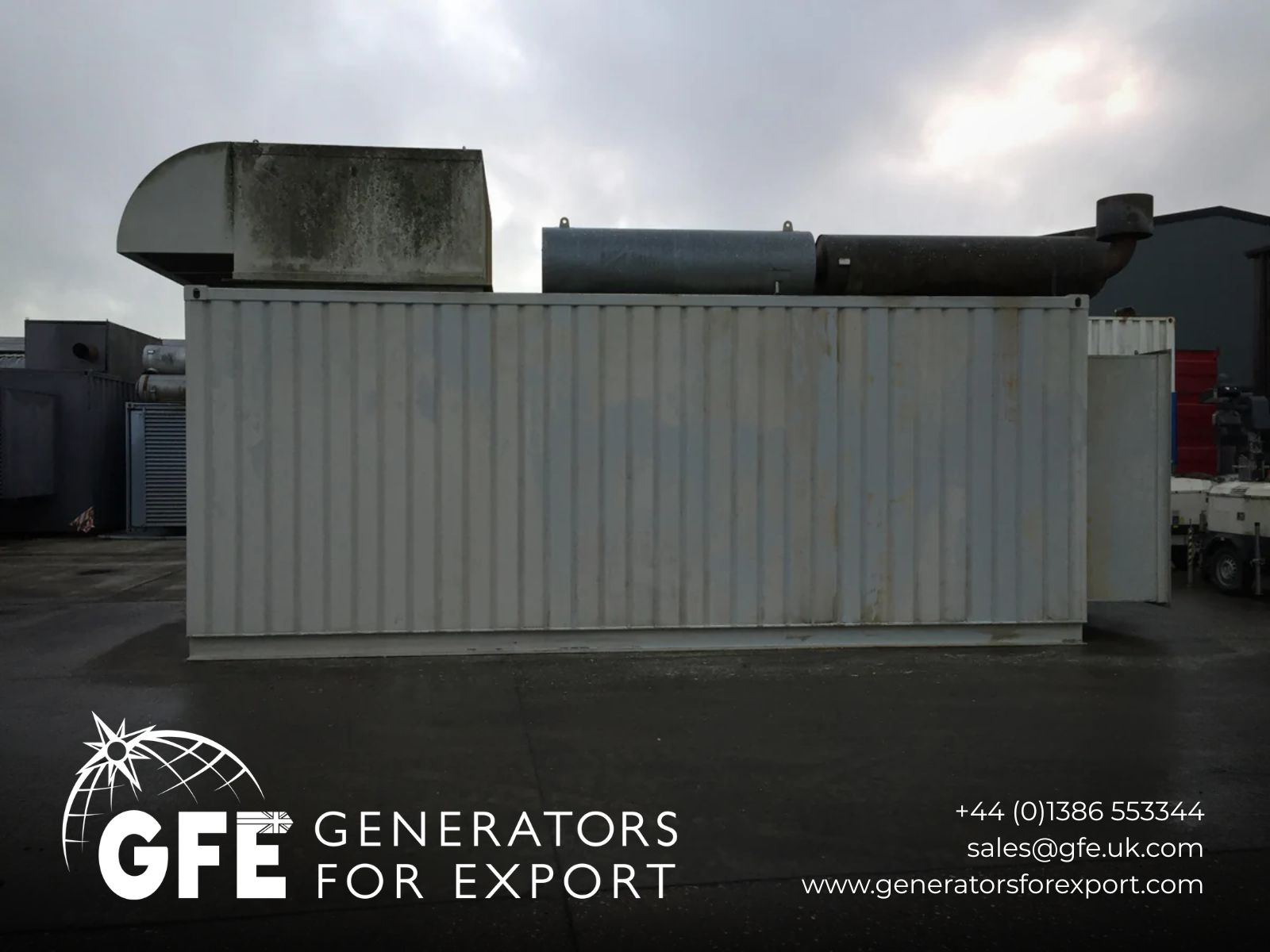 715kVA SDMO X715KTD MTU 12V2000 Containerised Used Generator