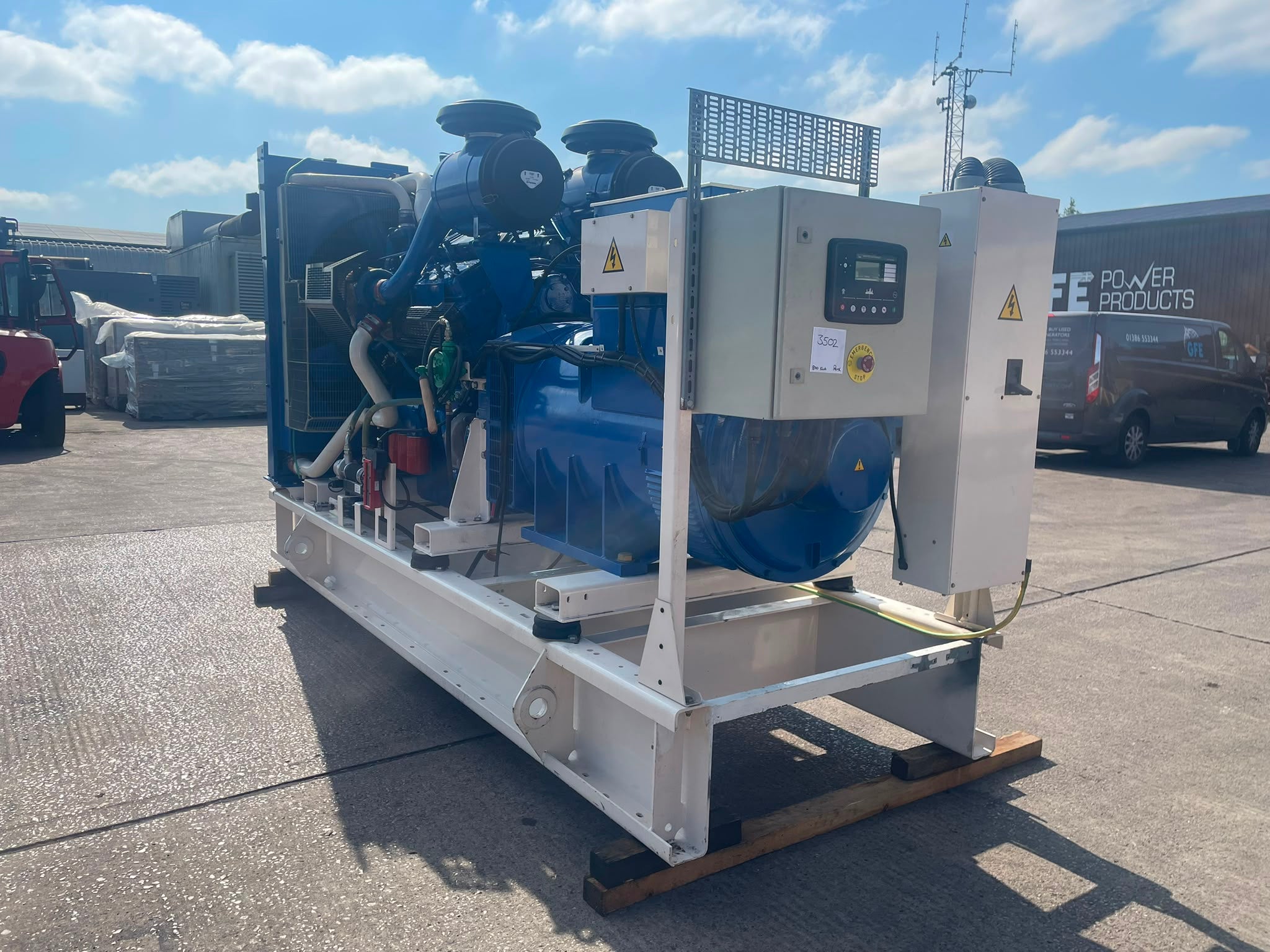 880kVA FG Wilson P800 Perkins 3012-TAG3A Open Used Generator