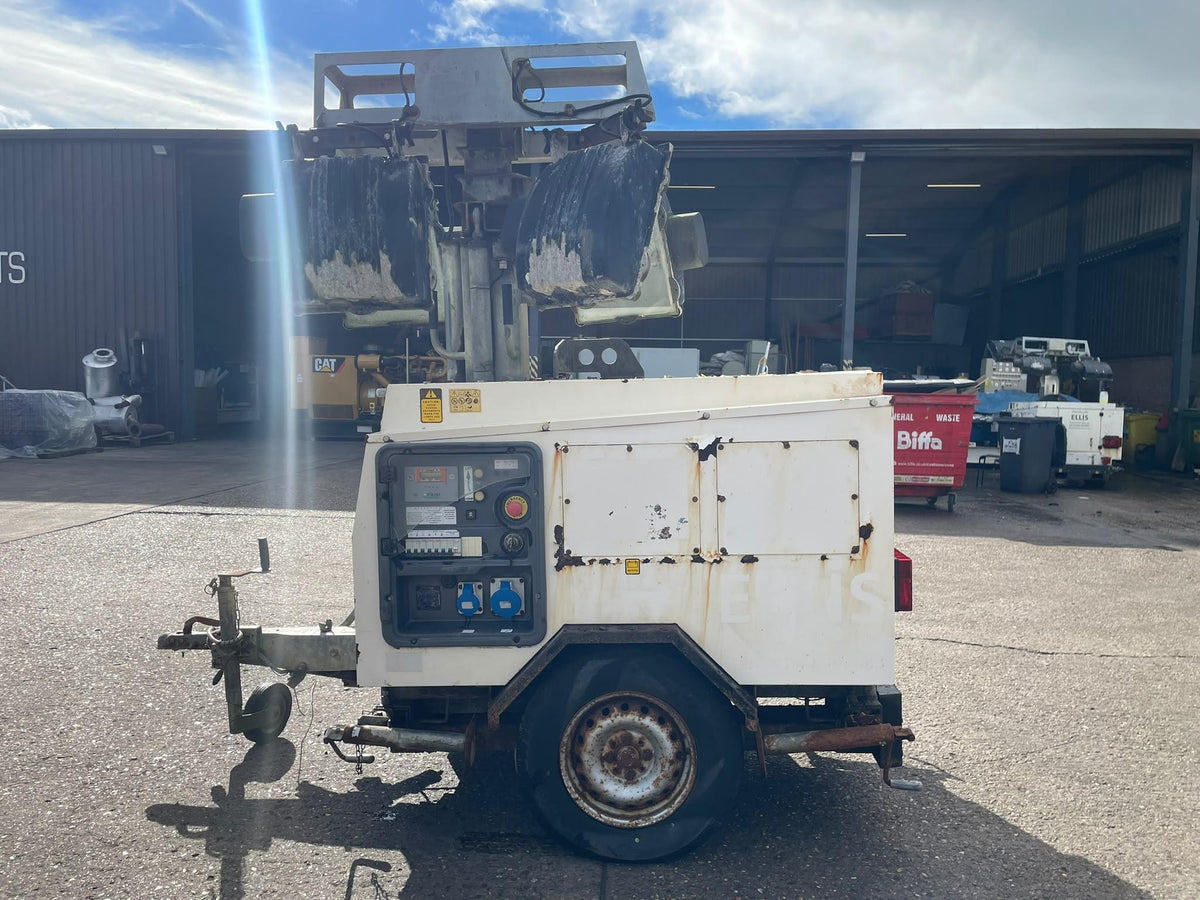 8kVA Bruno Site Light 908K Kubota D1105 Canopied Used Generator