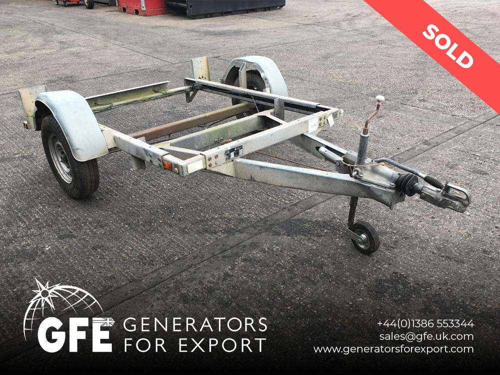 Used Single Axle N.J Froment Generator Trailer