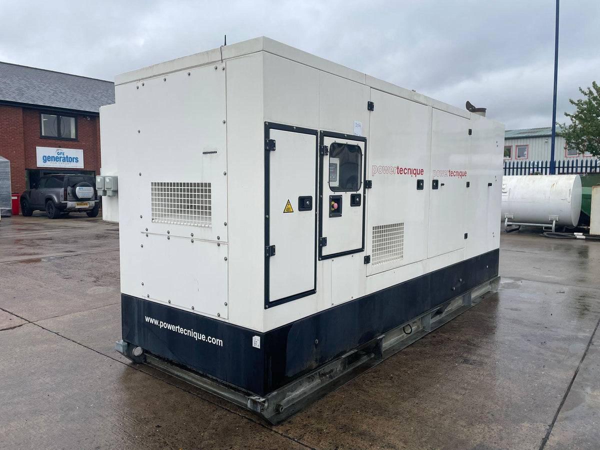 330kVA PowerTecnique Volvo TAD 941 GE Canopied Used Generator