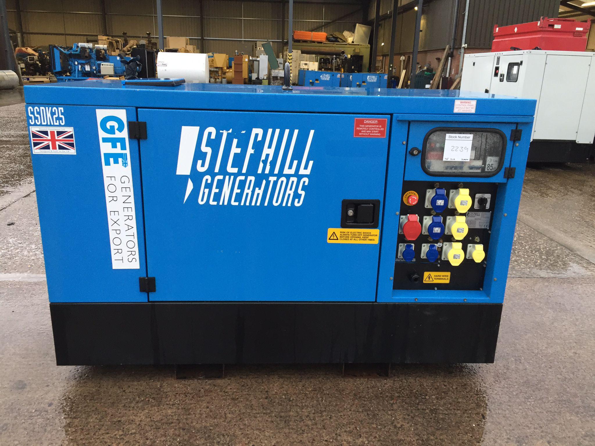 25KVA Stephill Kubota used generator