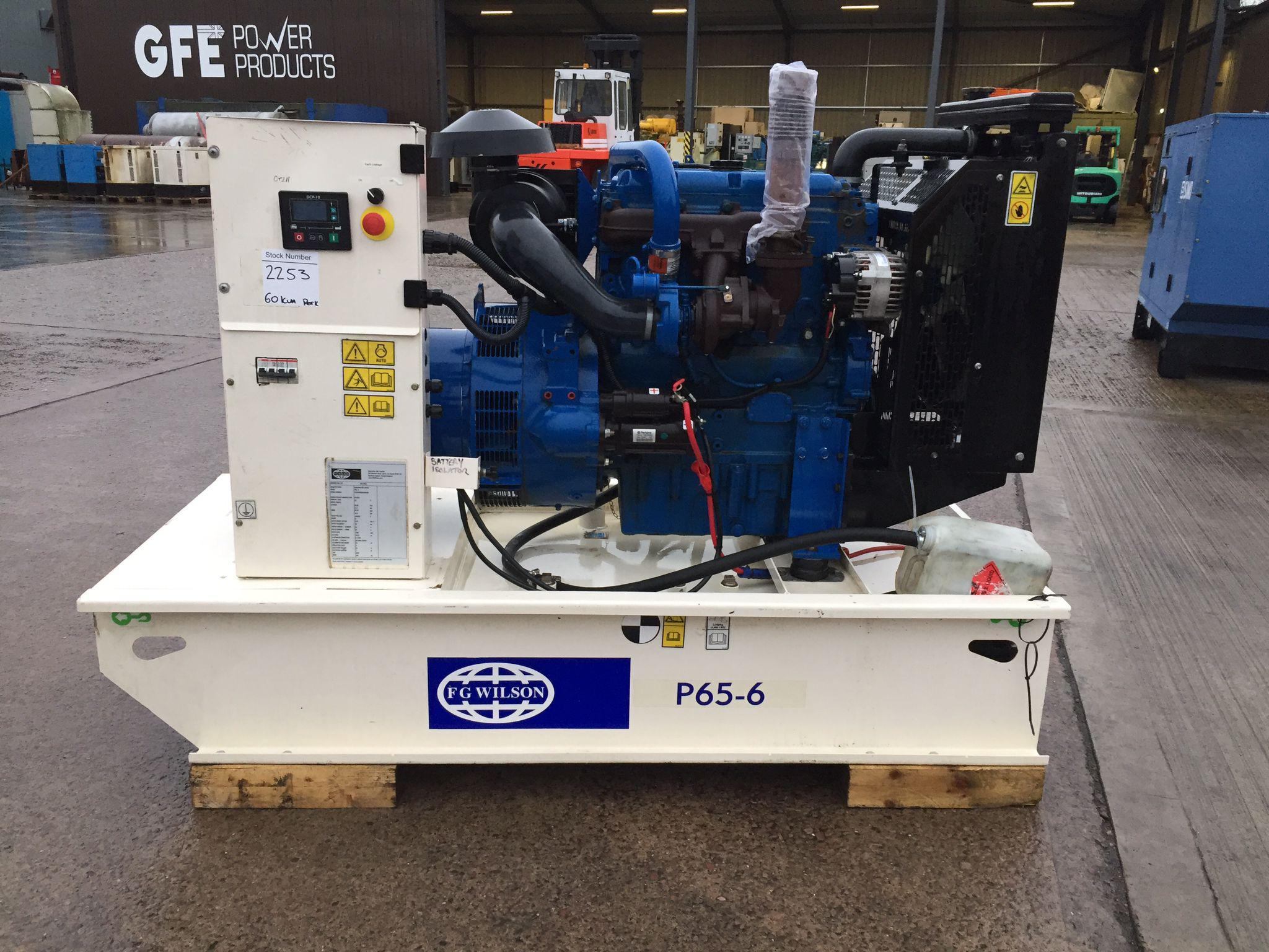 60KVA FG Wilson Perkins used generator
