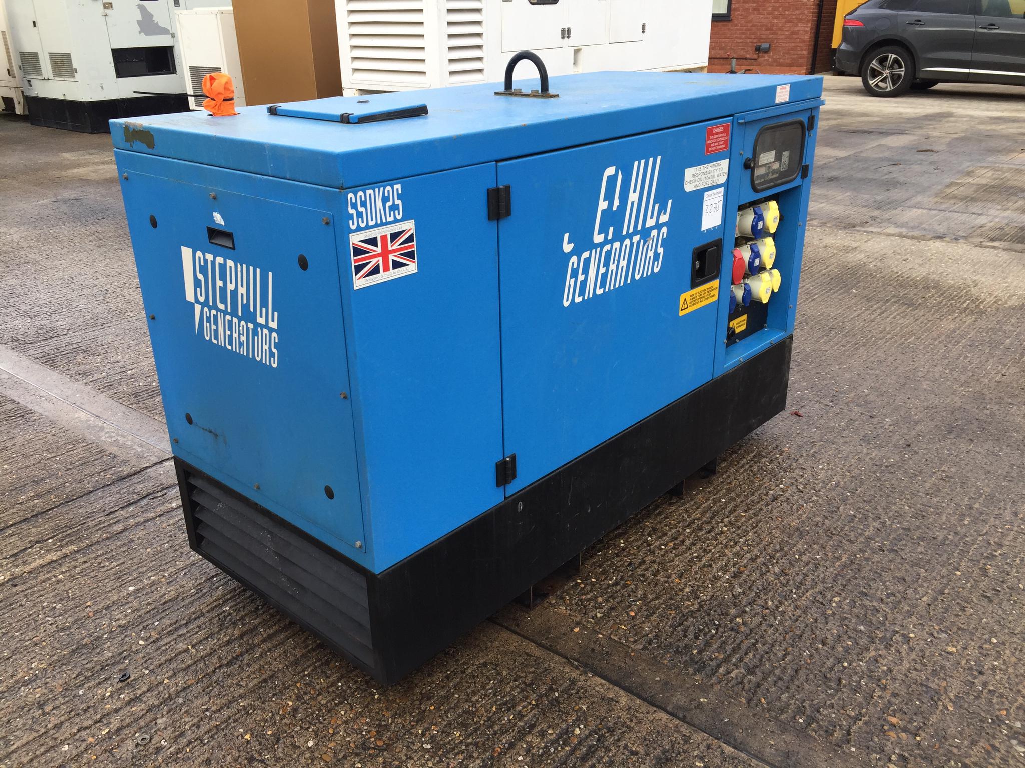 25KVA Stephill Kubota used generator