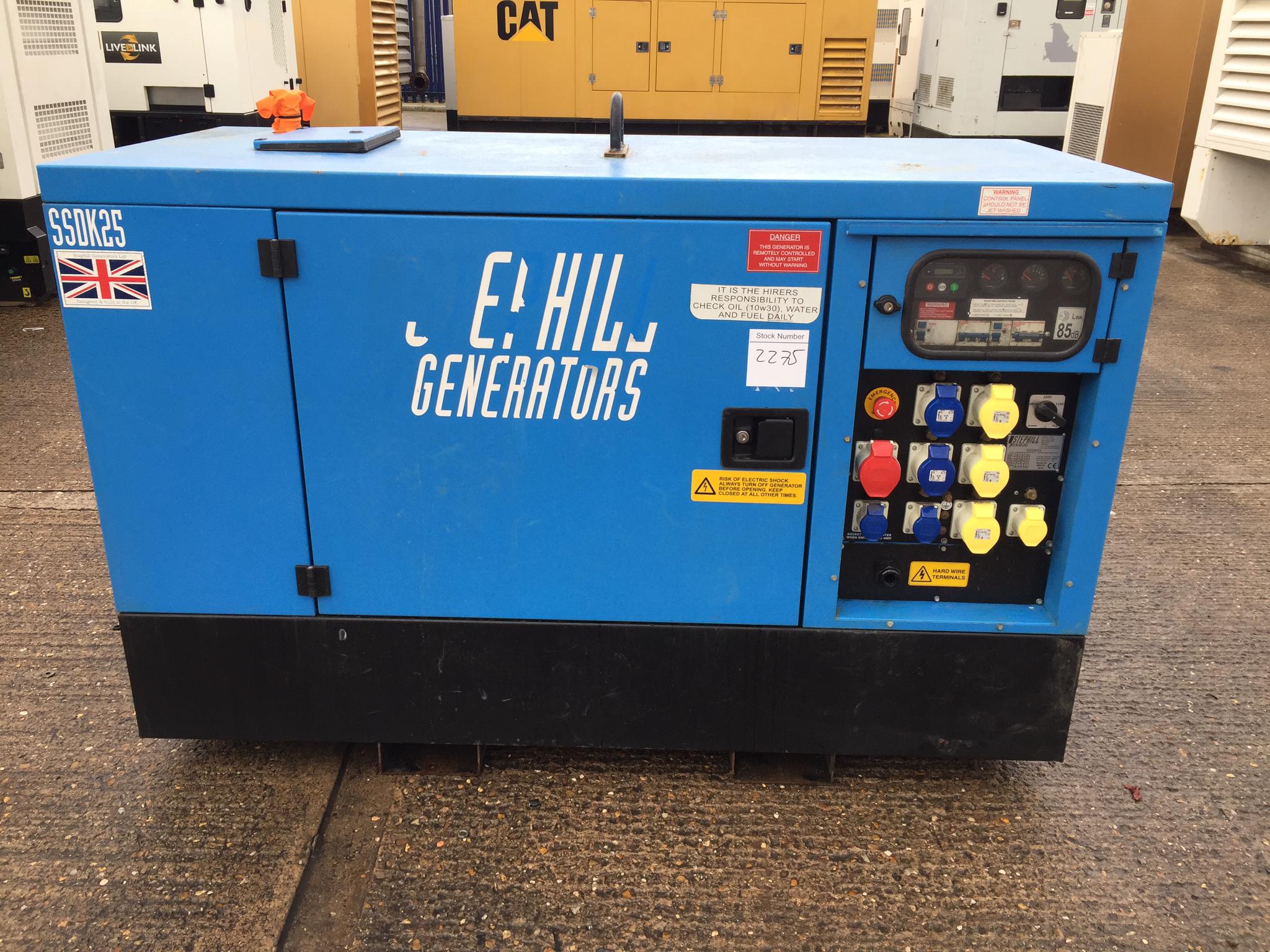 25KVA Stephill Kubota used generator