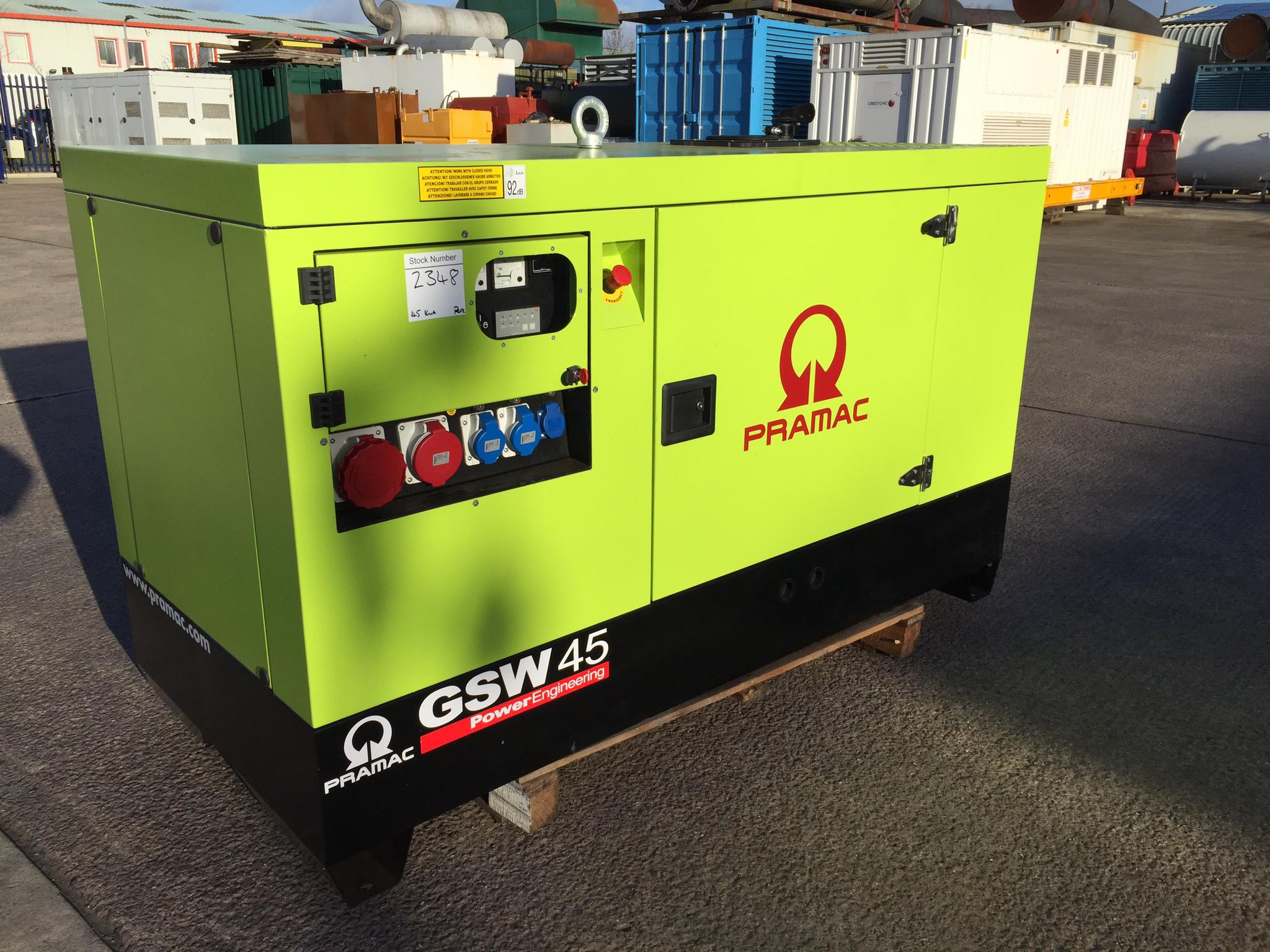 45KVA Pramac - Generac Perkins used generator